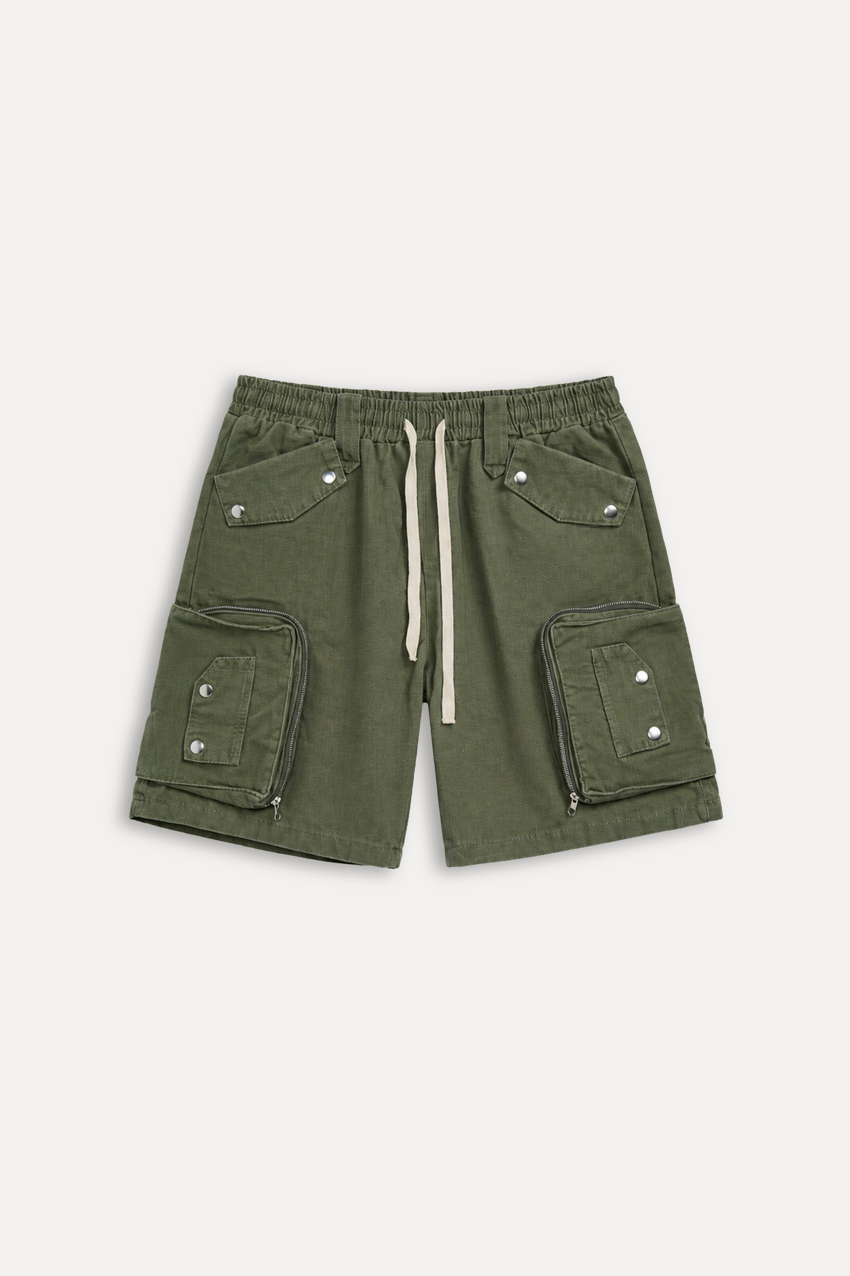 Cargo Shorts “Utility” – Olive Green