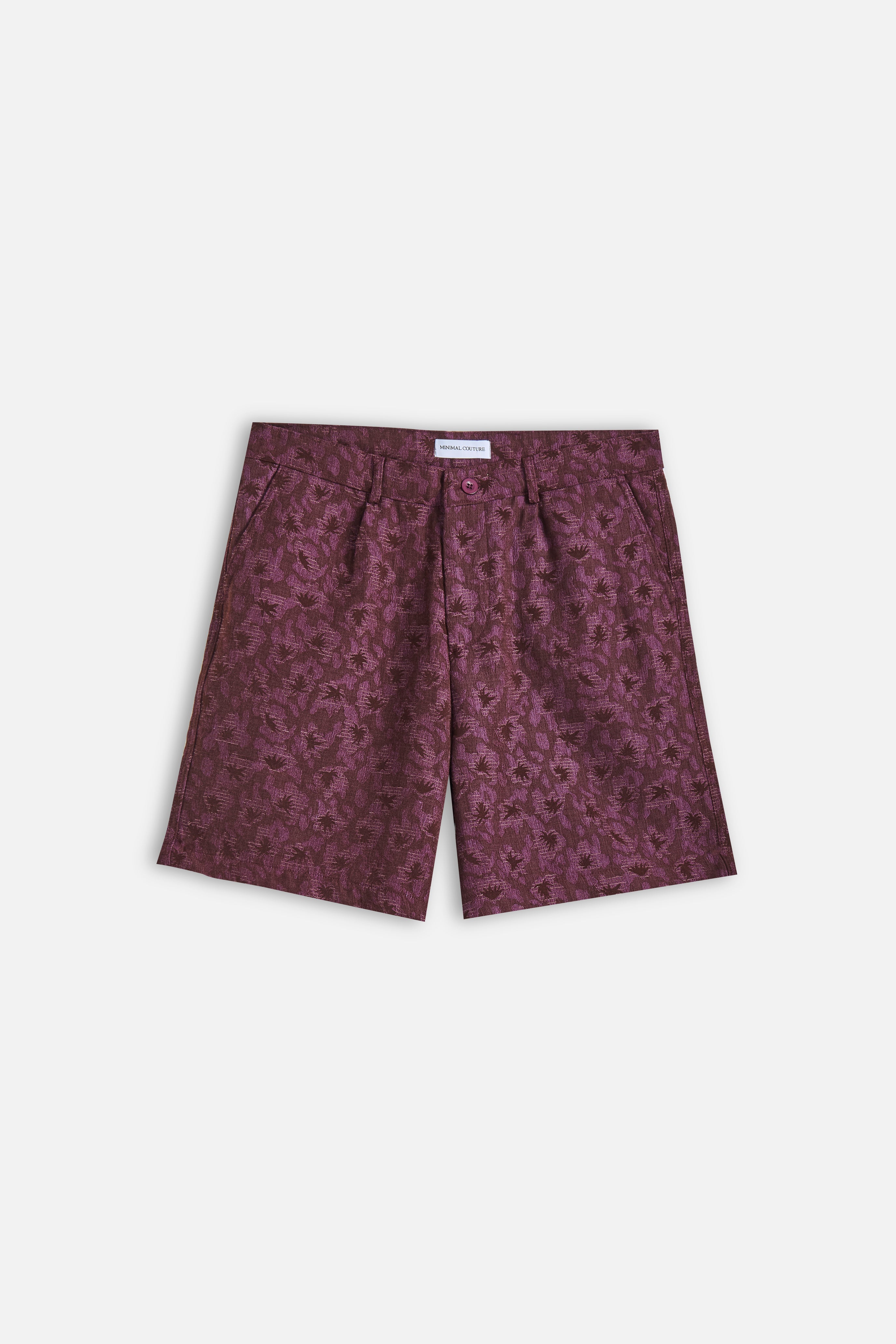 Bermuda “Palm Texture” – Purple