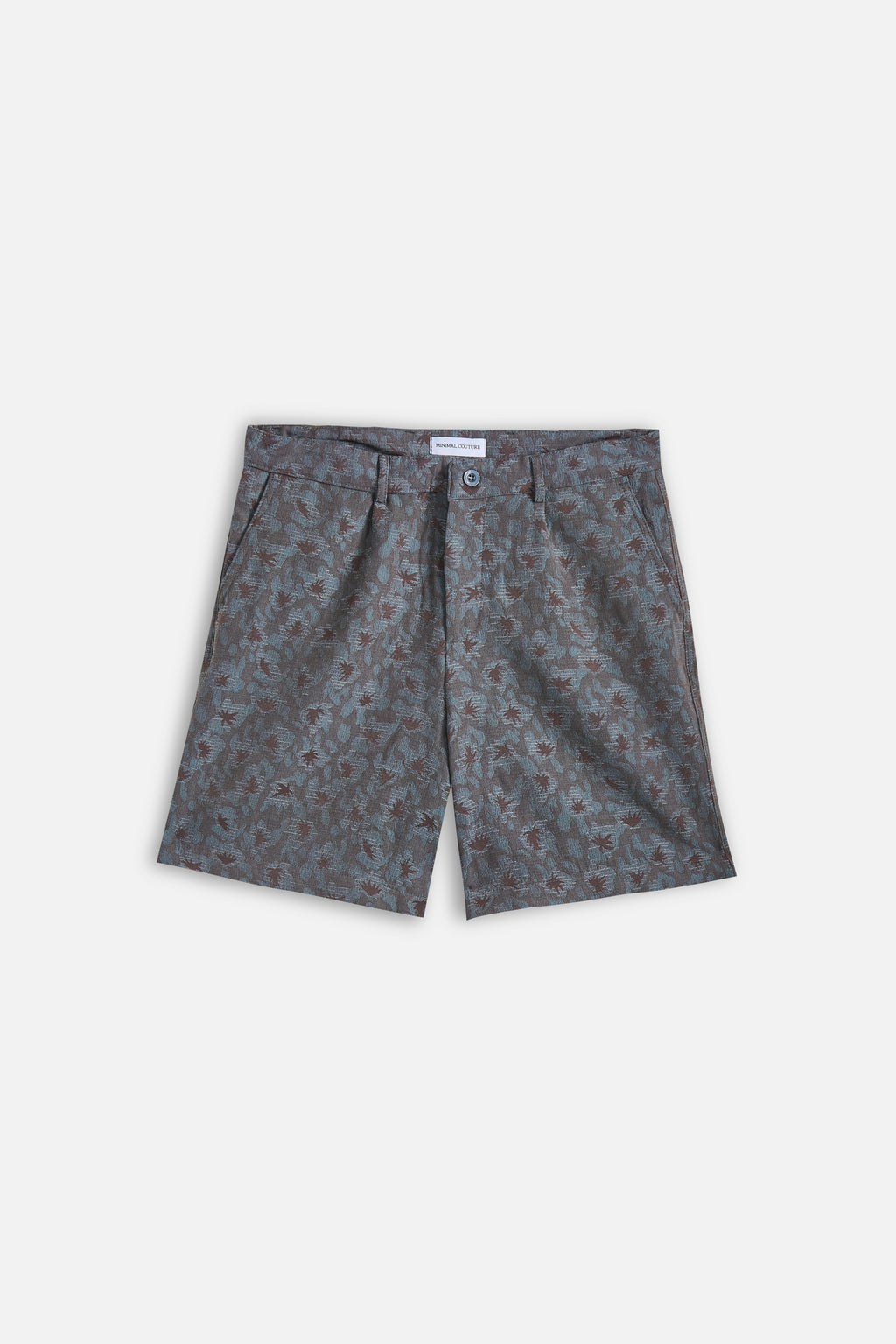 Bermuda “Palm Texture” –  Light Blue