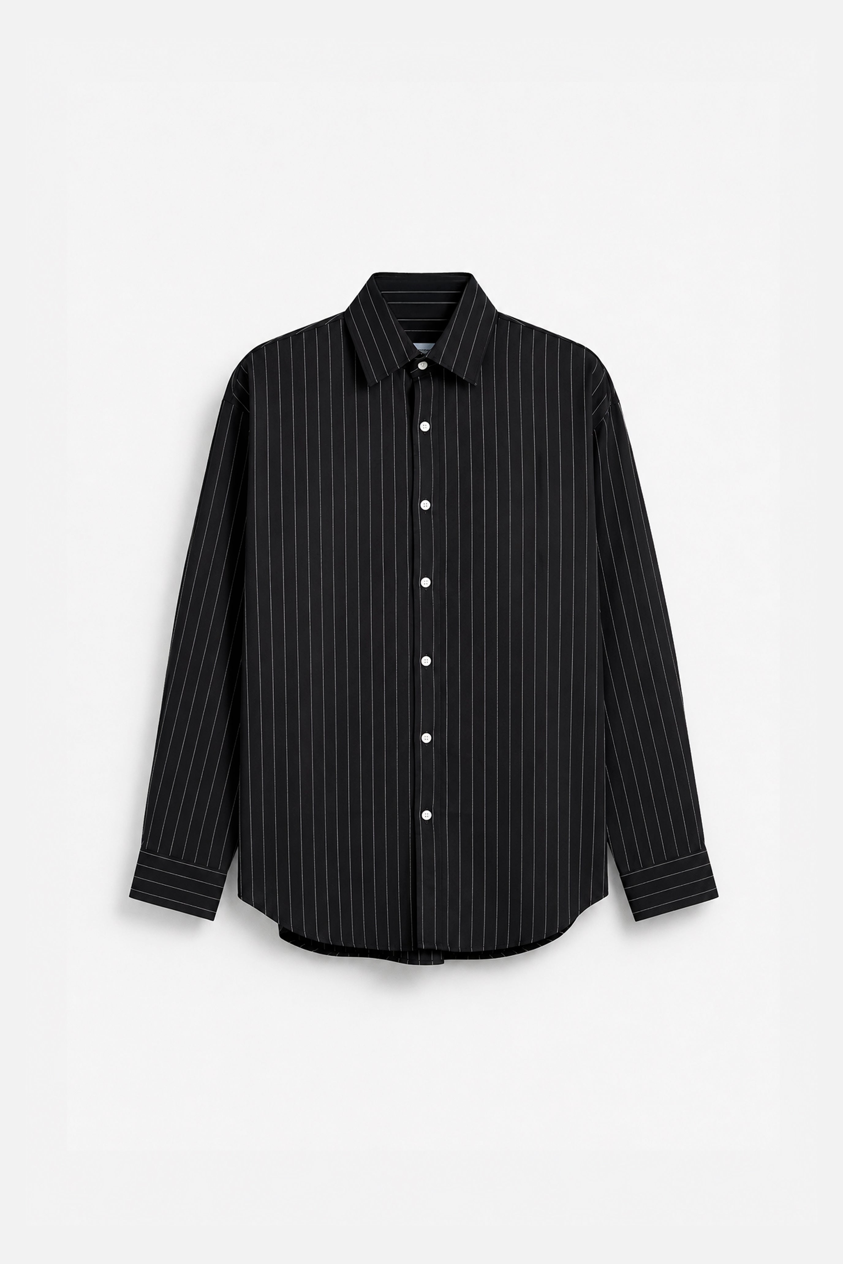 Camicia “Black Pinstripe” – Black