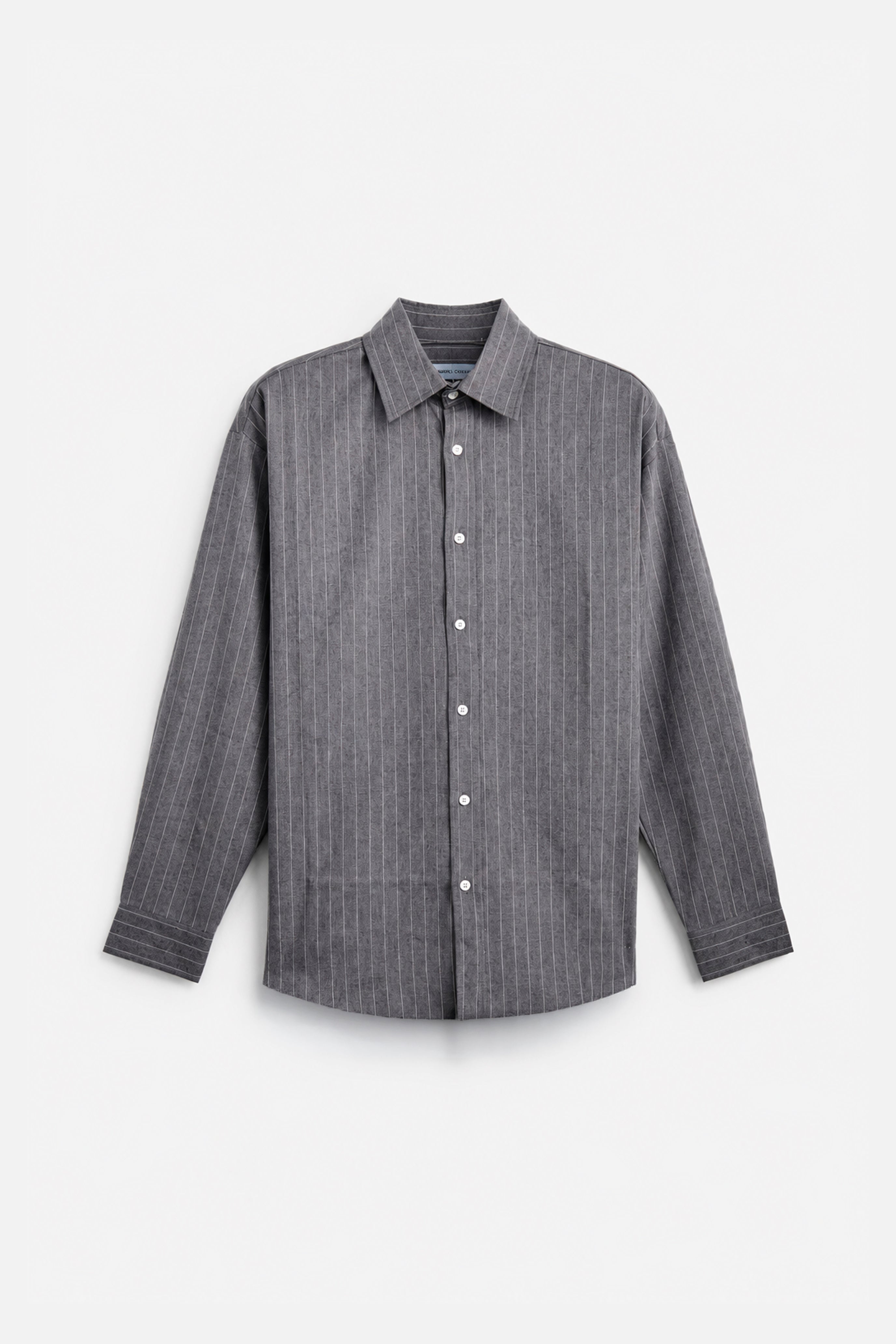 Camicia “Grey Pinstripe” – Grey