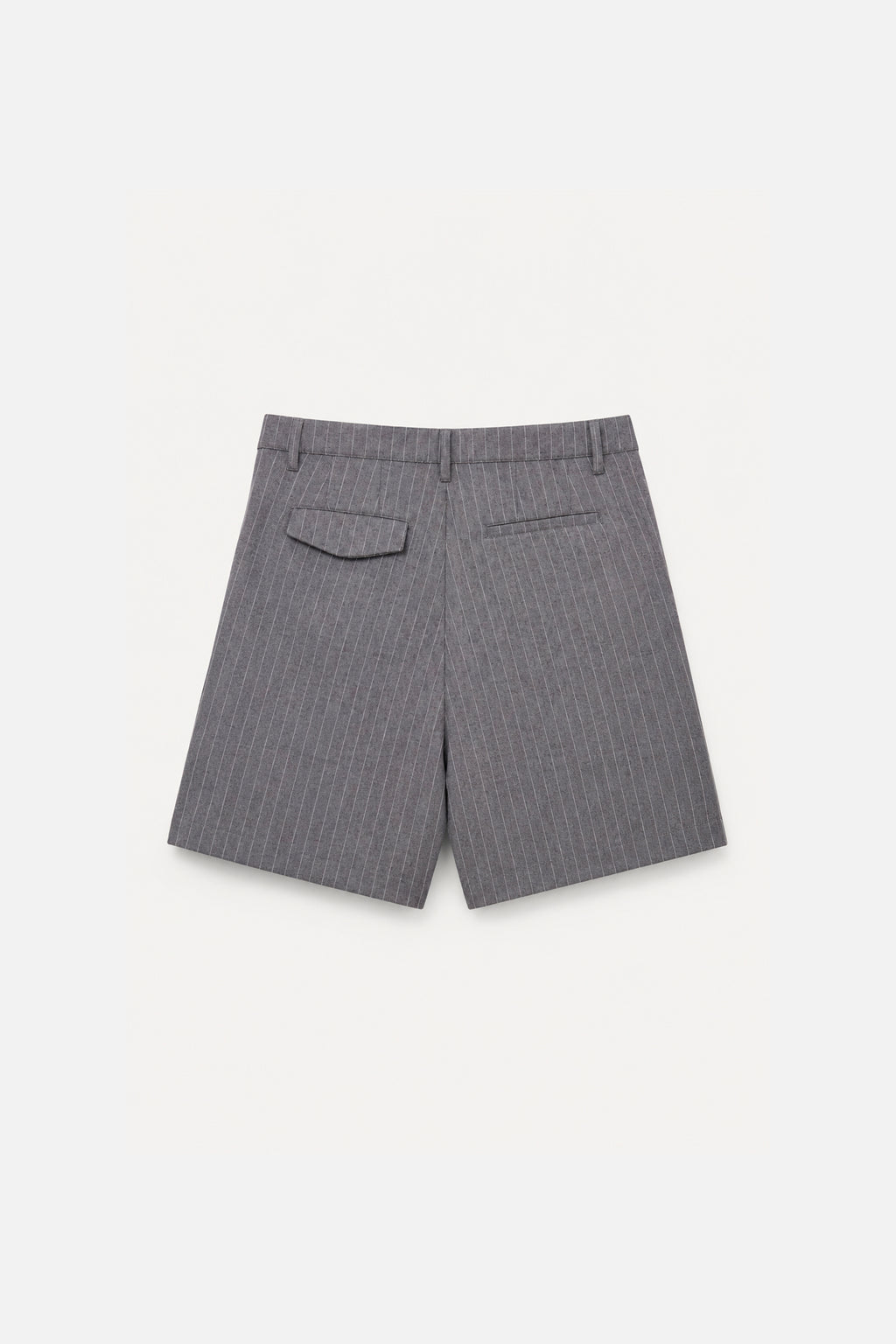 Bermuda “Pinstripe Tailored” – Grey