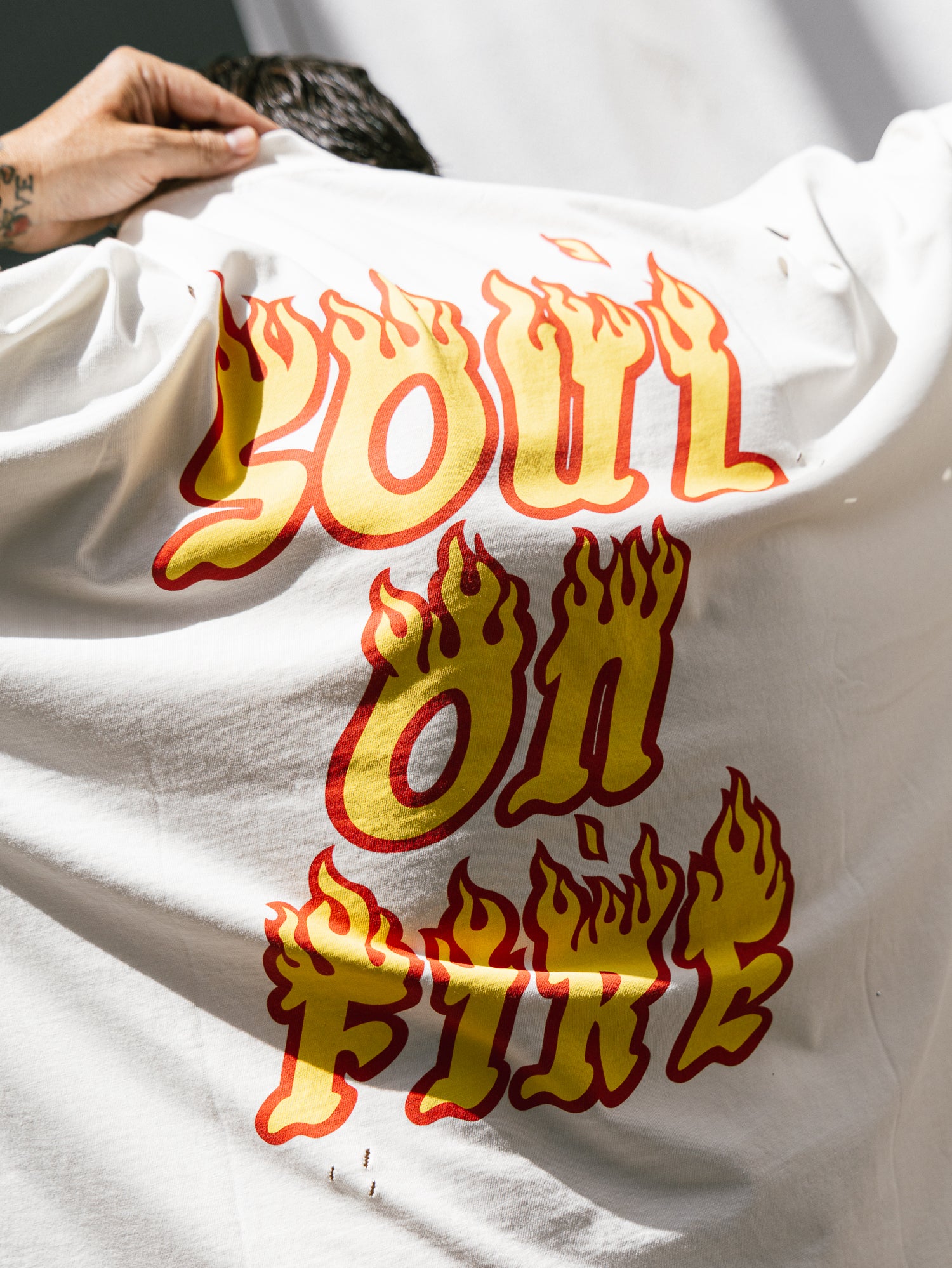 T-shirt stampata Soul Cream