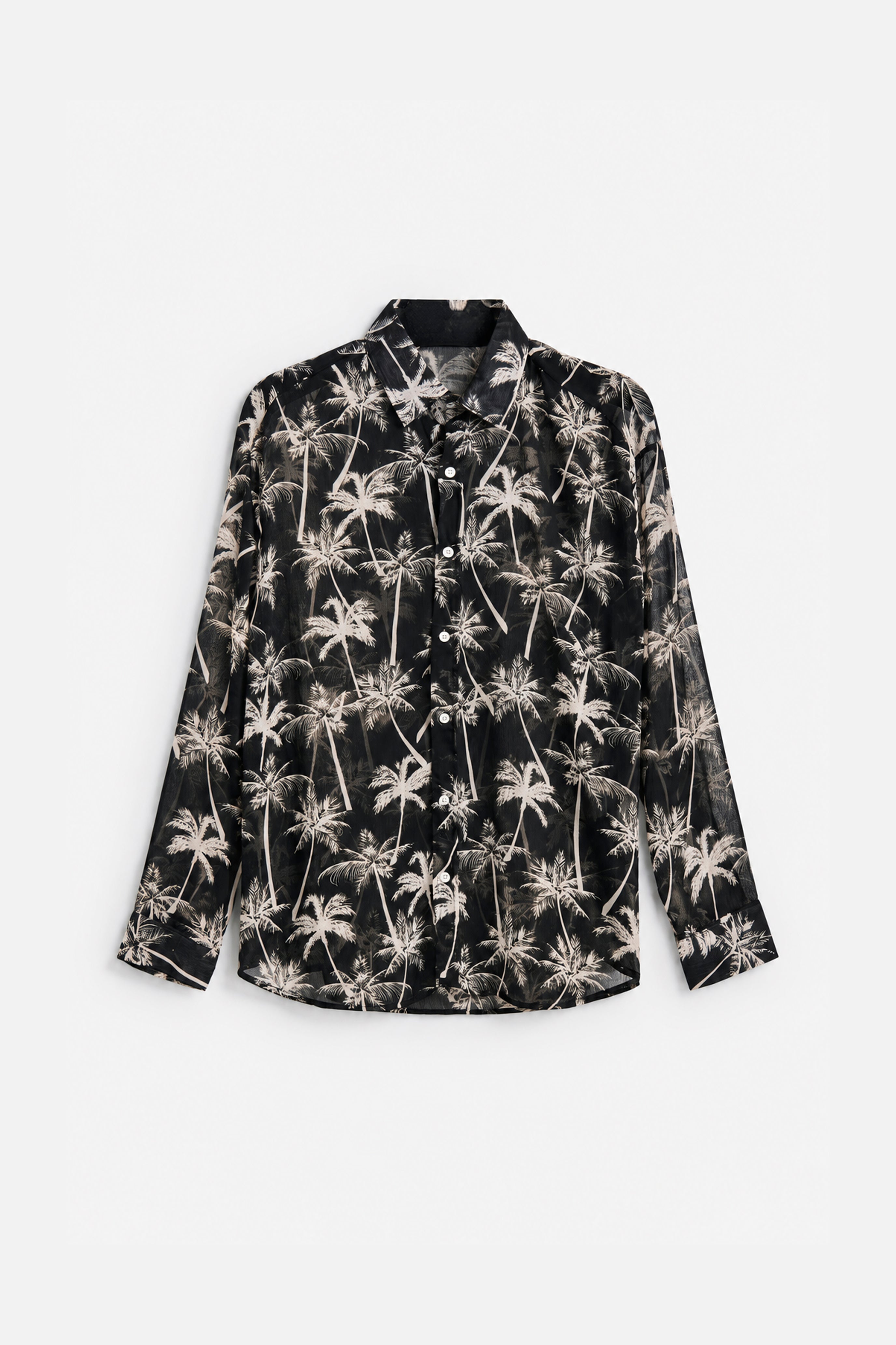 Camicia “Palm Noir” – Black