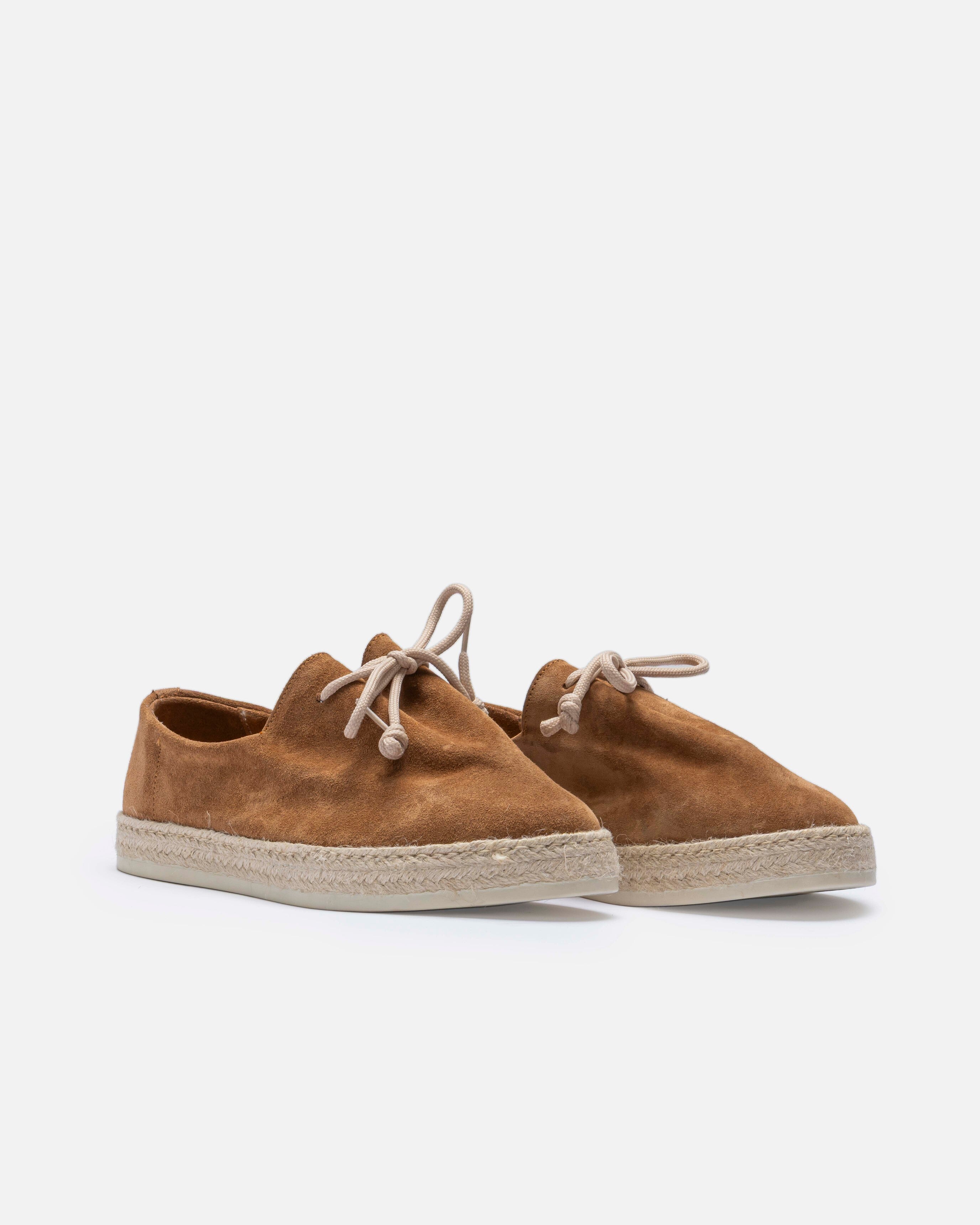 Espadrillas in camoscio Cuoio