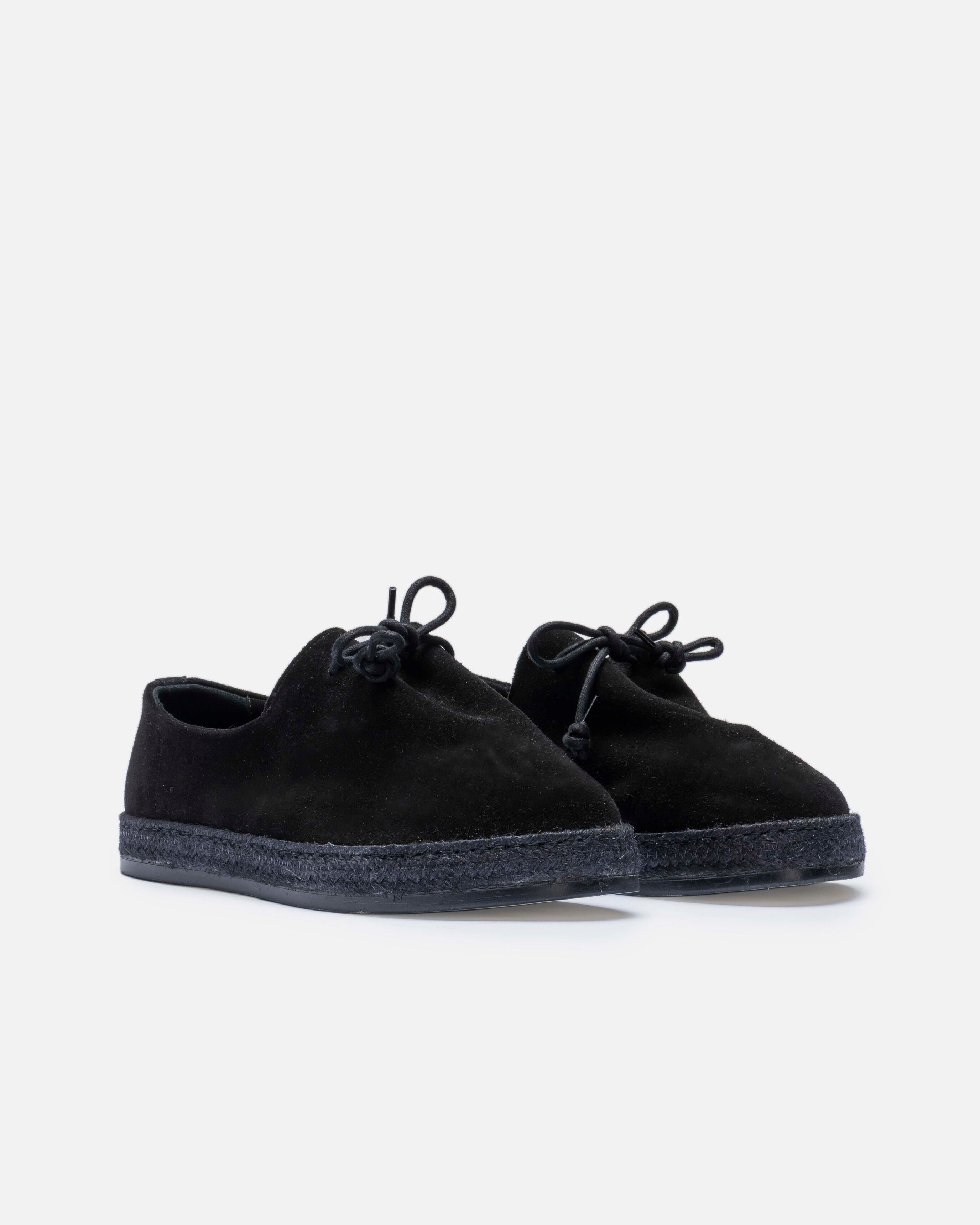 Espadrillas in camoscio Nero