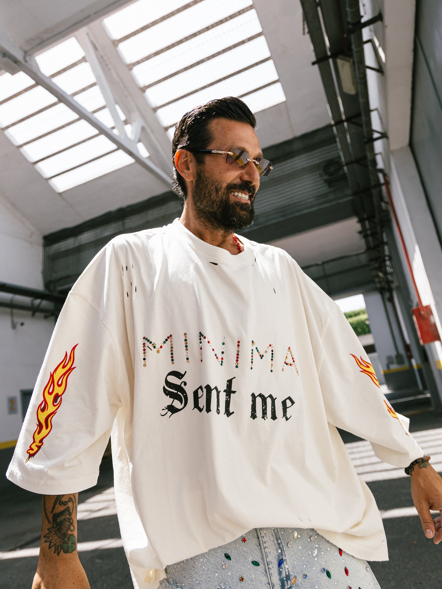 T-shirt stampata Soul Cream