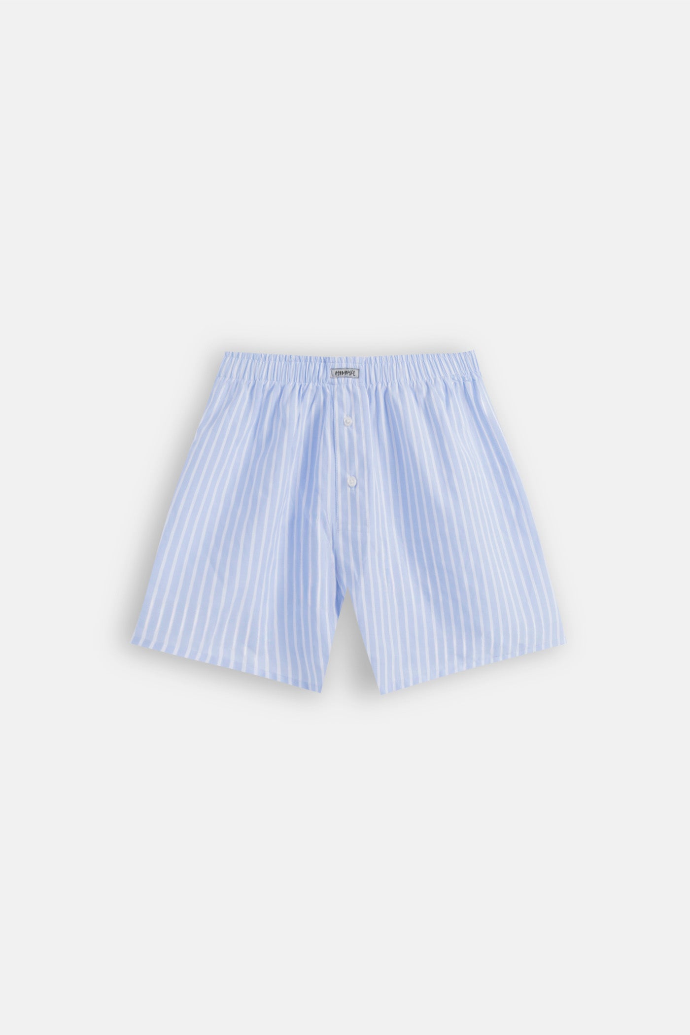 Graphic Print Boxers Light Blue