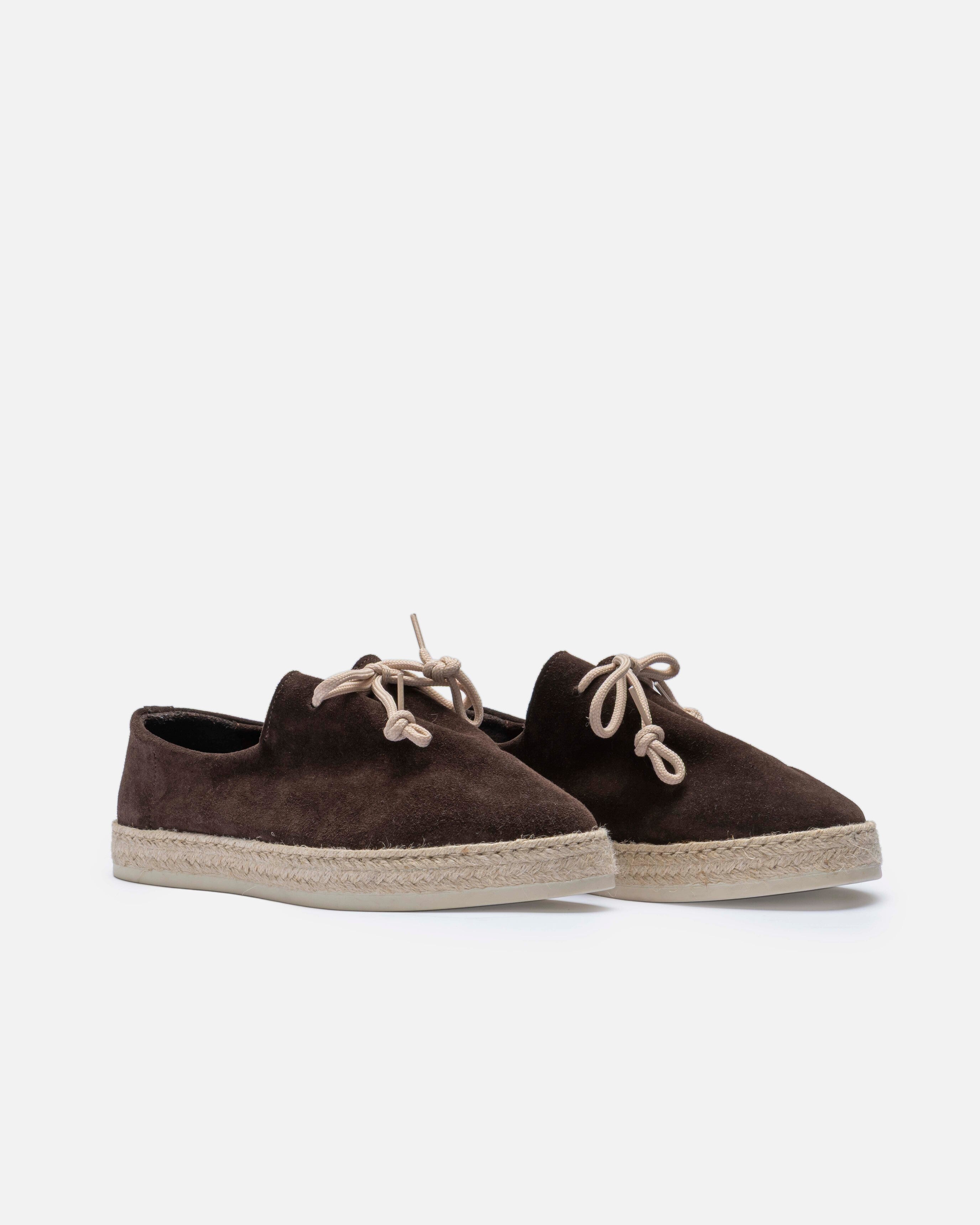 Espadrillas in camoscio Testa di moro
