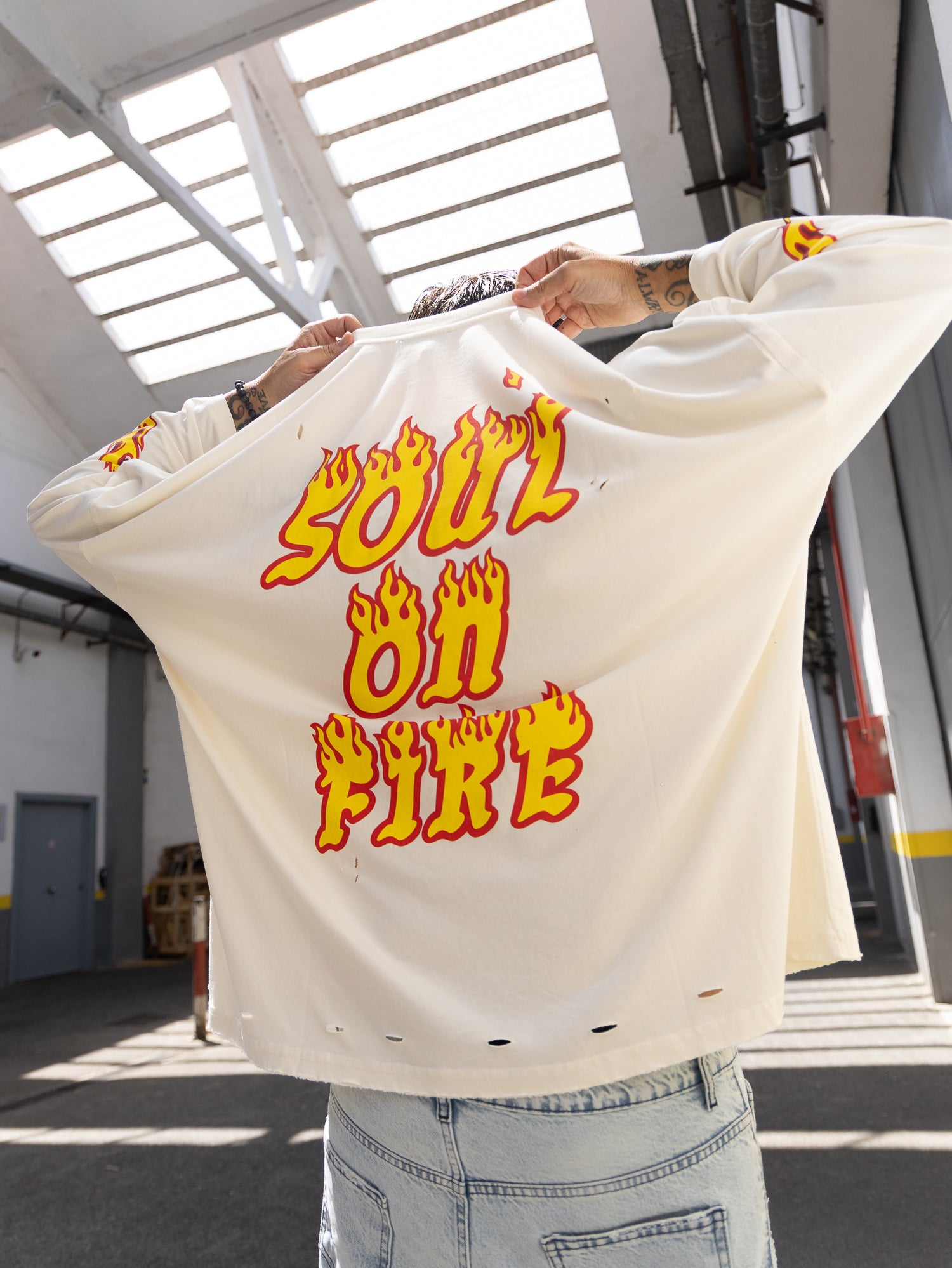 T-shirt stampata Soul Cream