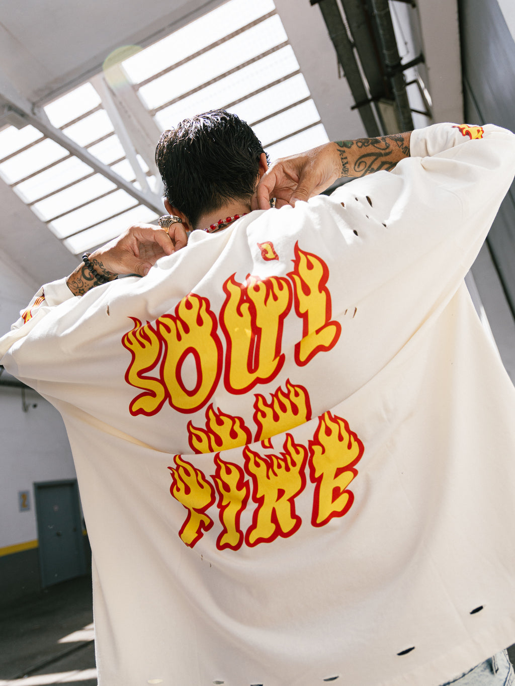 T-shirt stampata Soul Cream