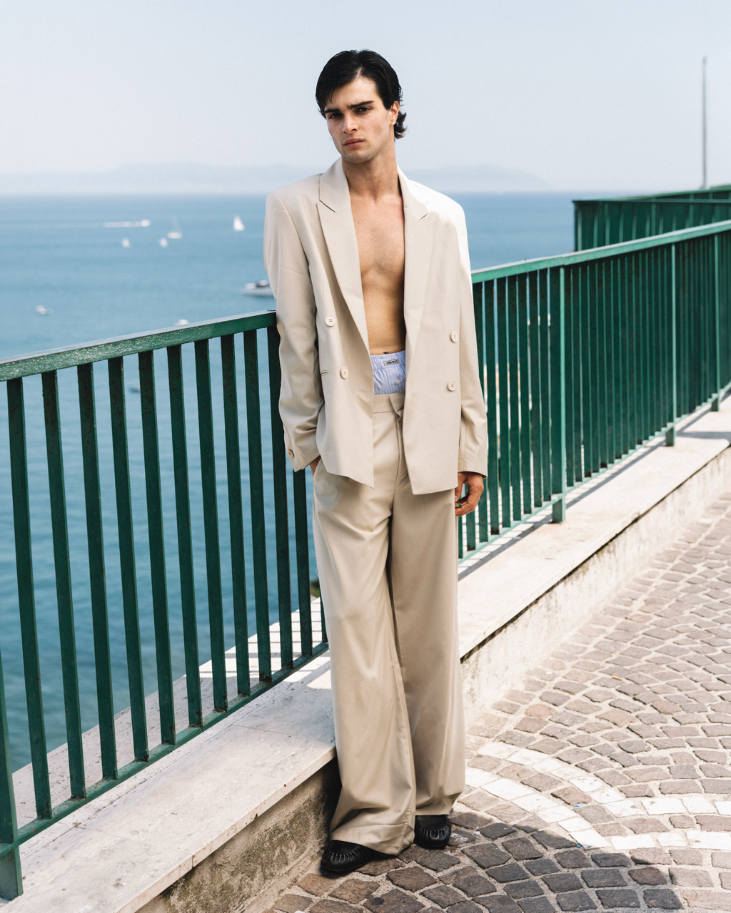 Giacca doppiopetto Beige