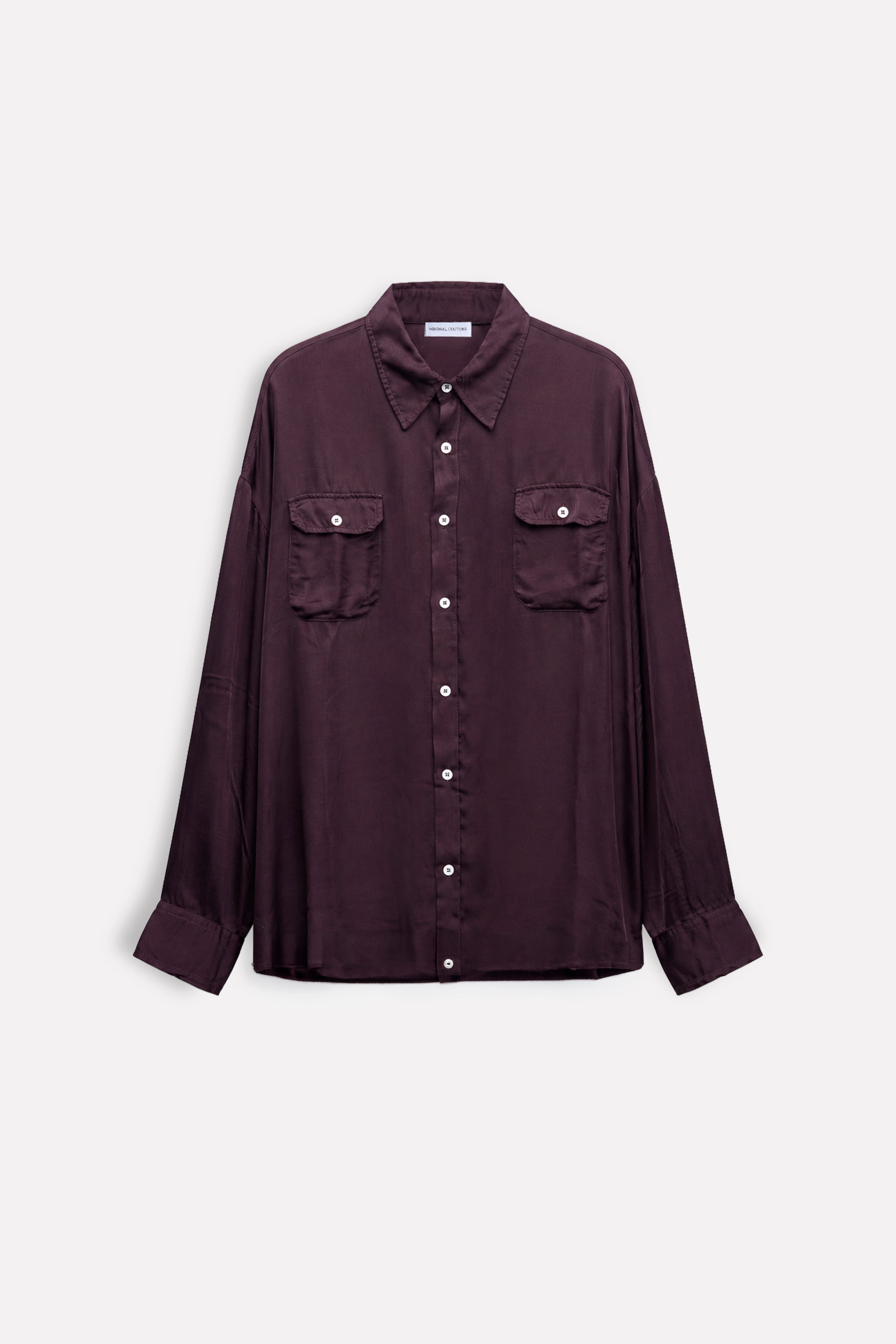Camicia “Wine Flow” – Burgundy
