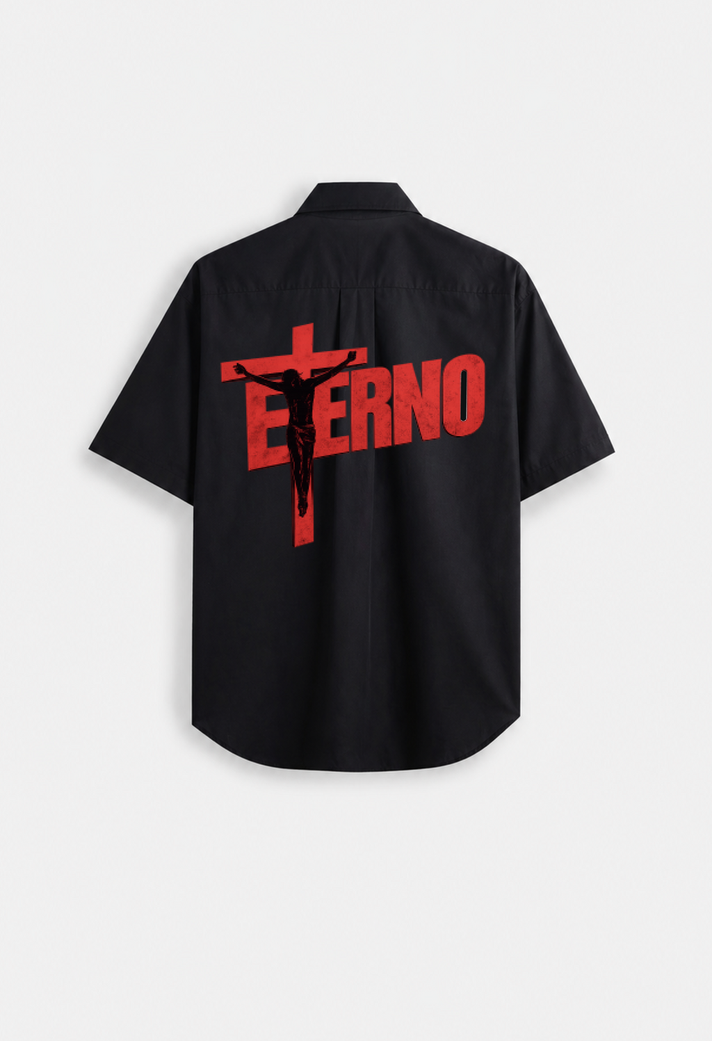 Camicia “ETERNO” – Black Oversize Shirt