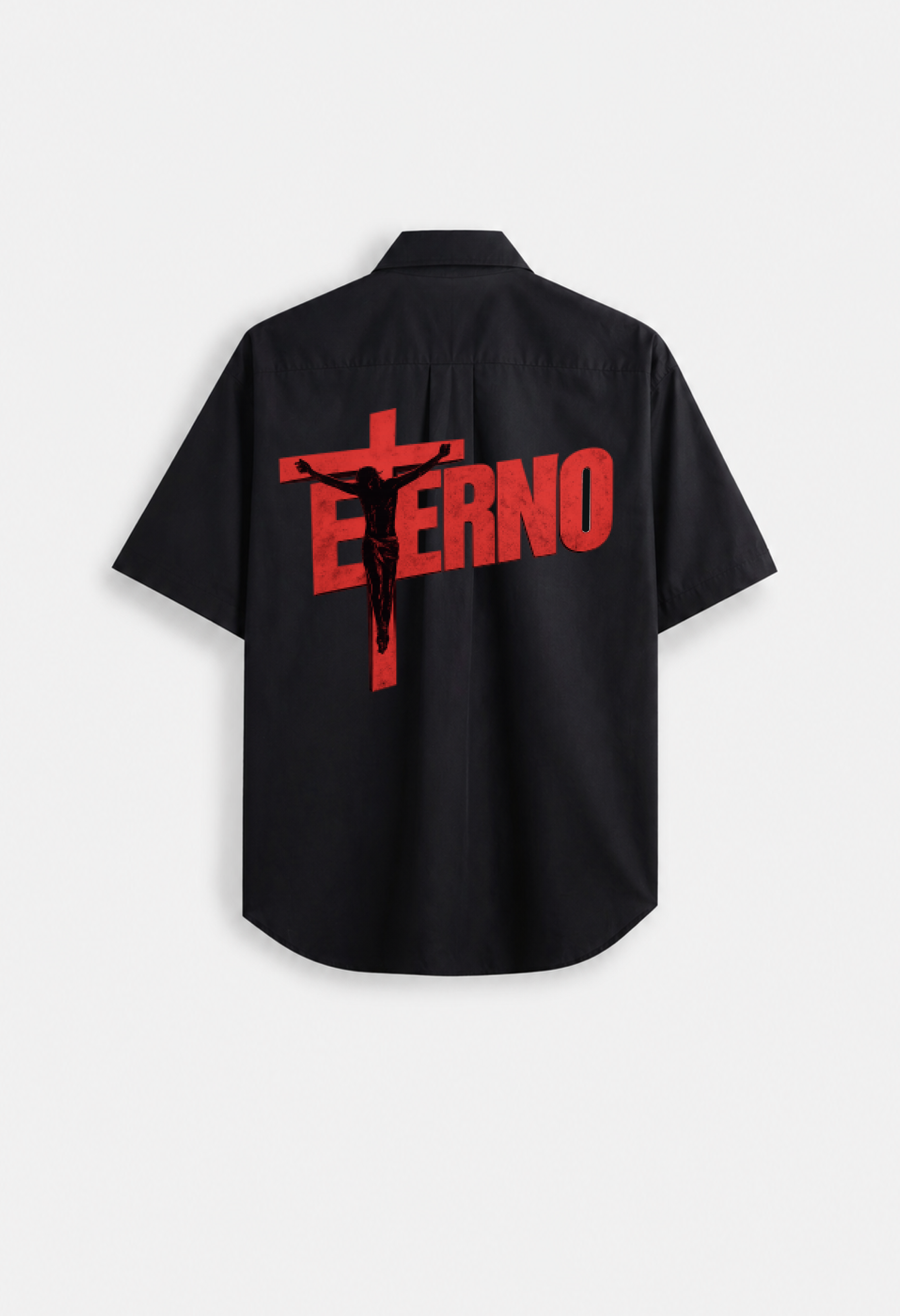 Camicia “ETERNO” – Black Oversize Shirt