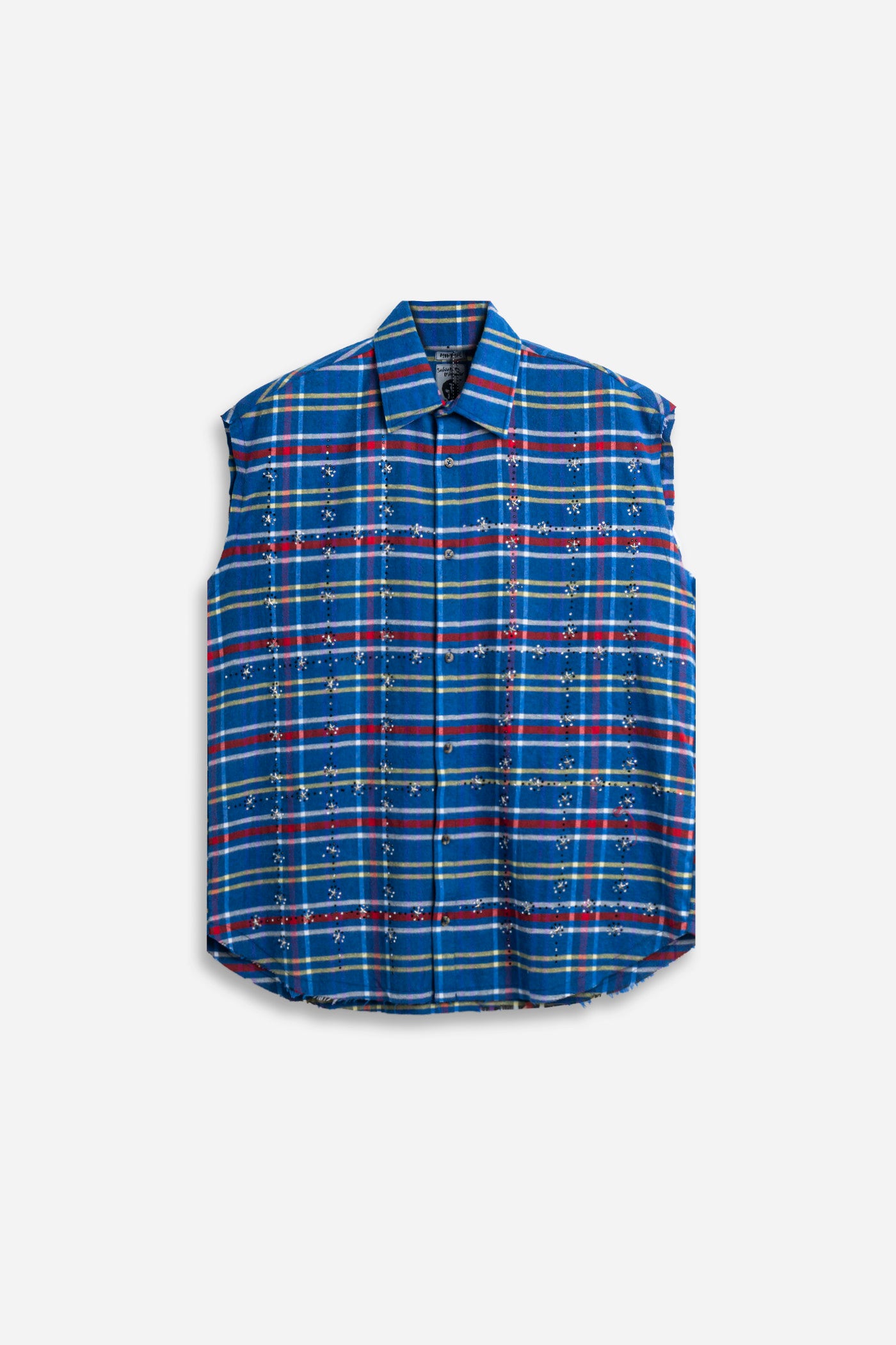 Crystal Flannel Sleeveless Shirt Var.2