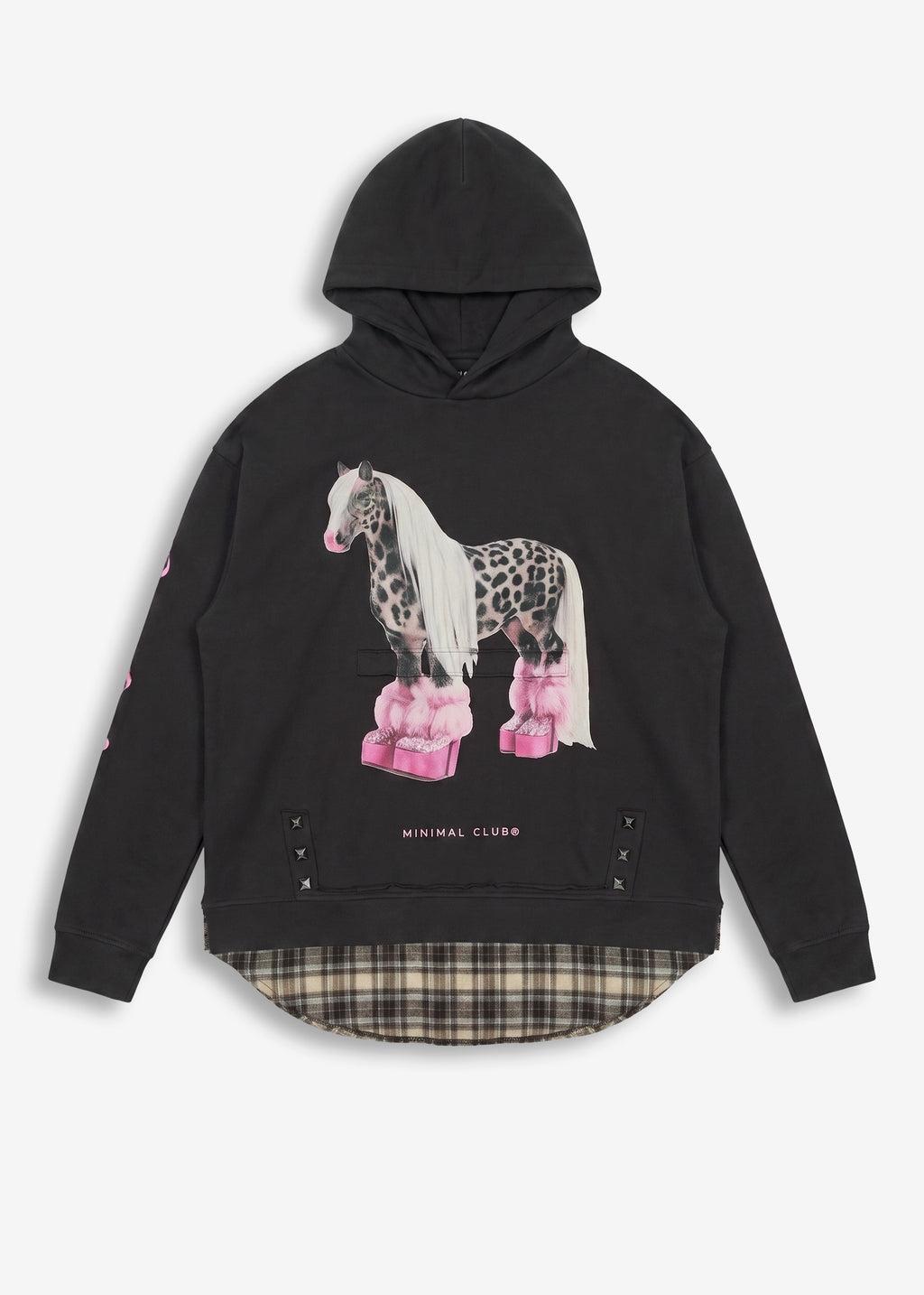 Felpa stampata Pony fashion