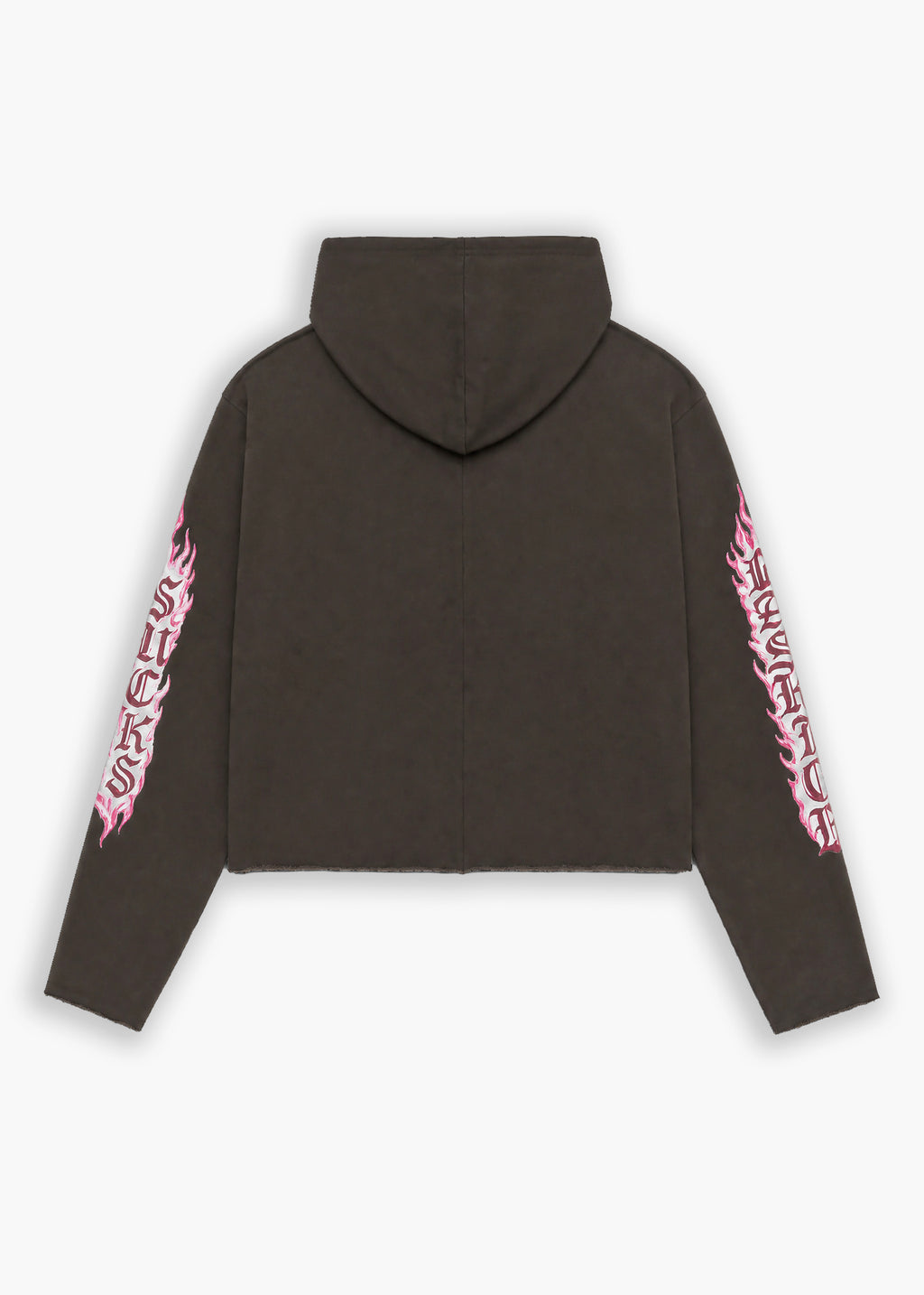 Felpa crop stampata Pony fashion