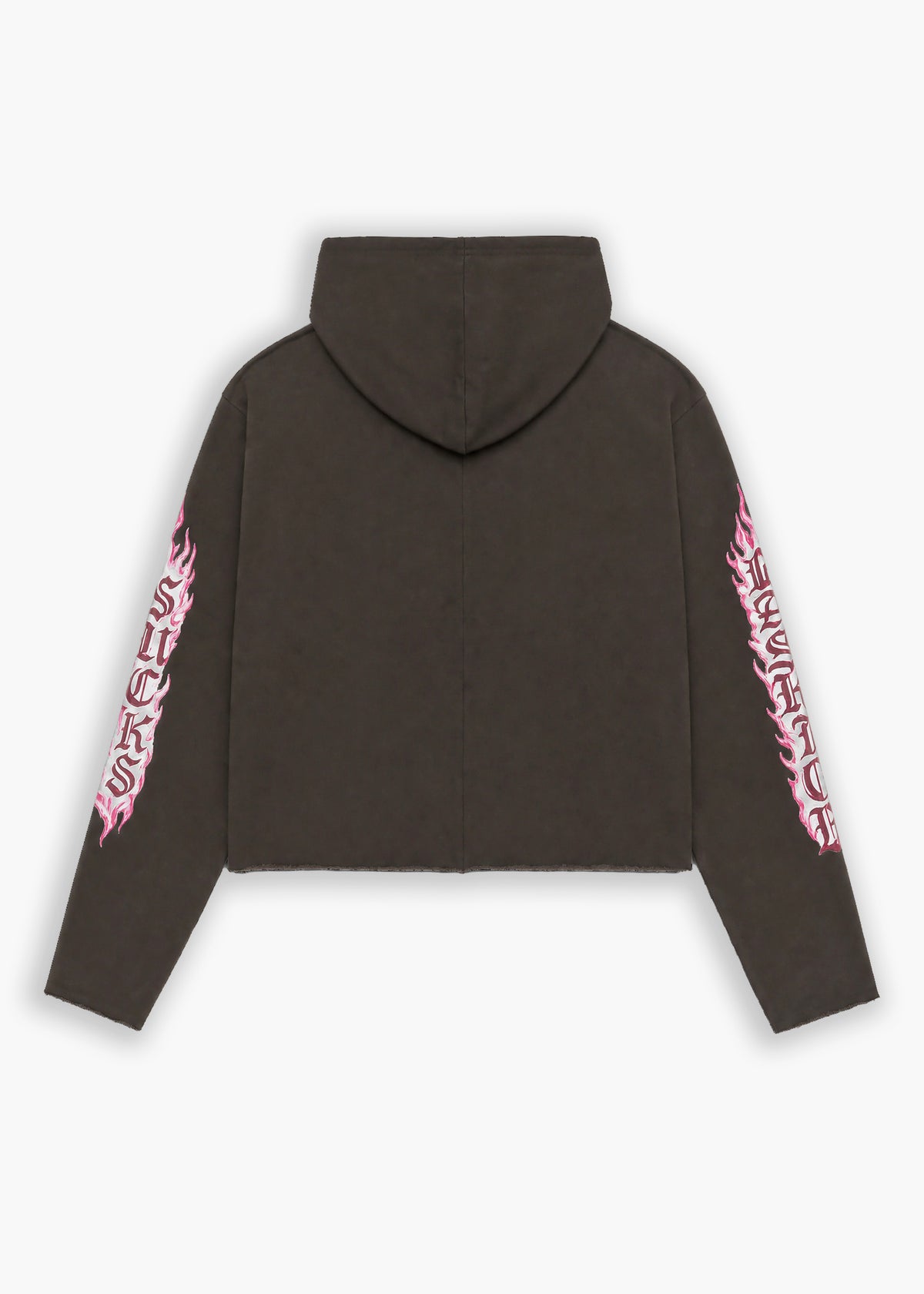 Felpa crop stampata Pony fashion