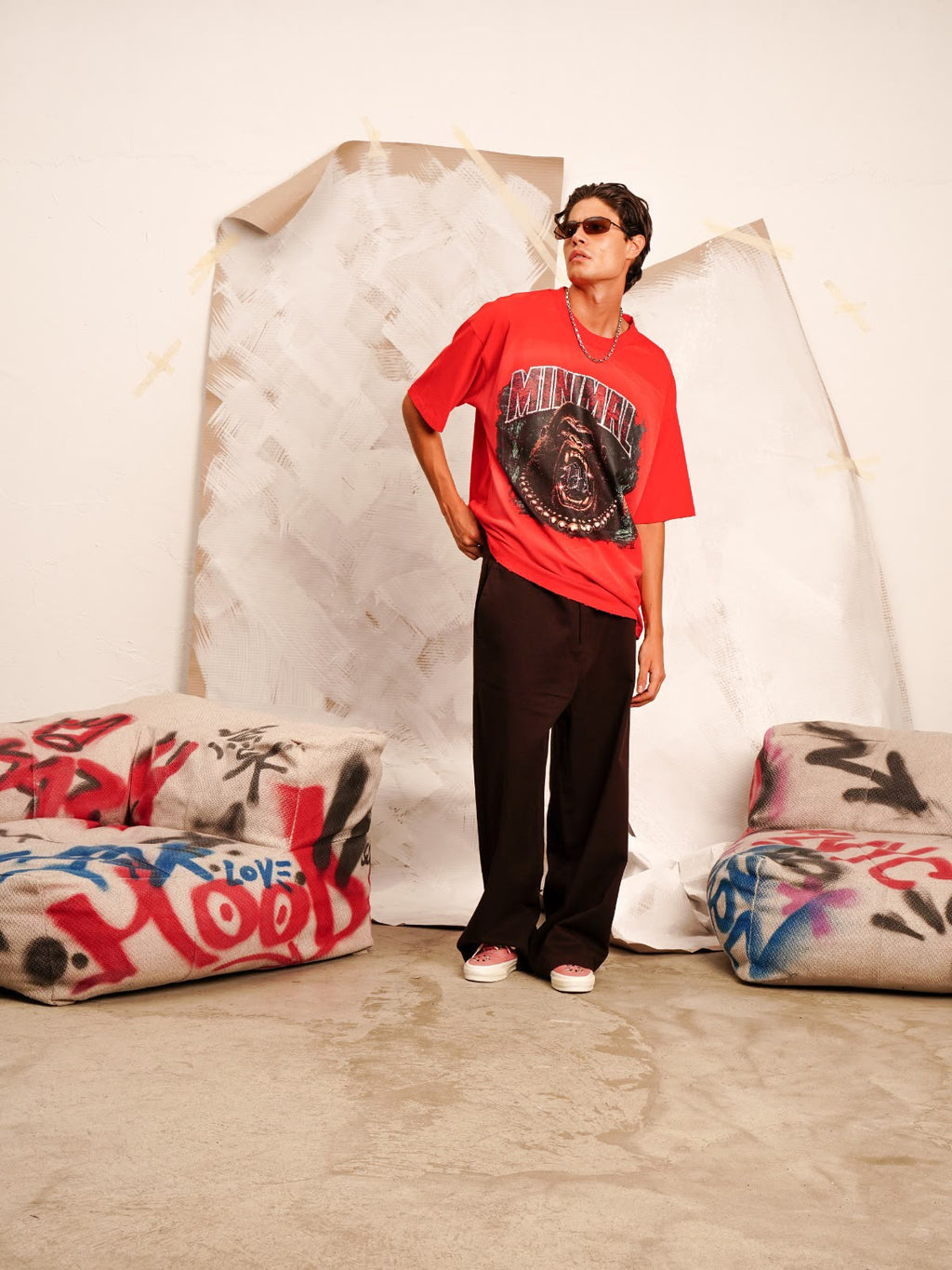 T-shirt Gorilla Red