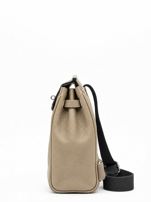 Borsello in vera pelle Beige