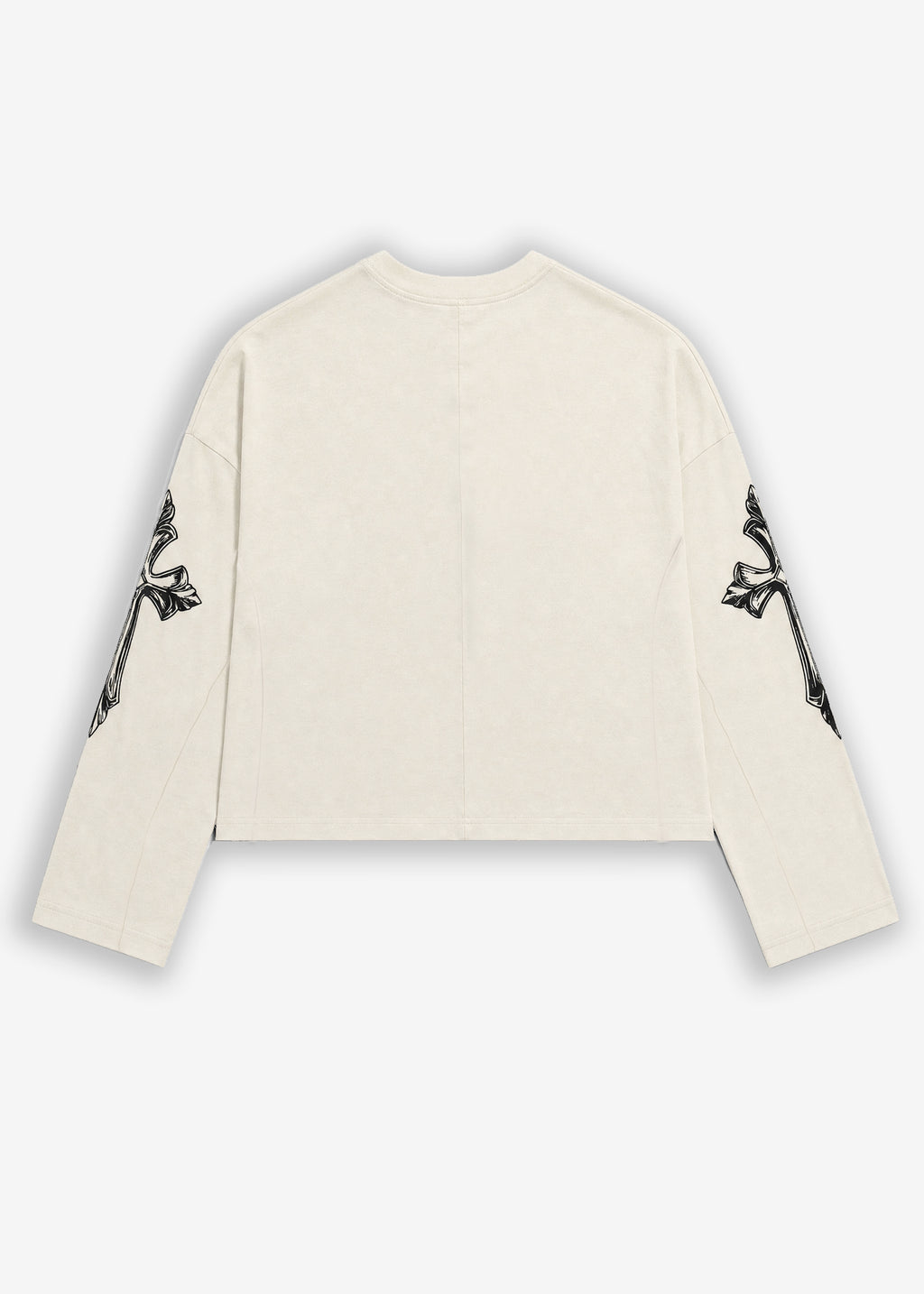 Longsleeve crop  Limited Edition Croci Cream
