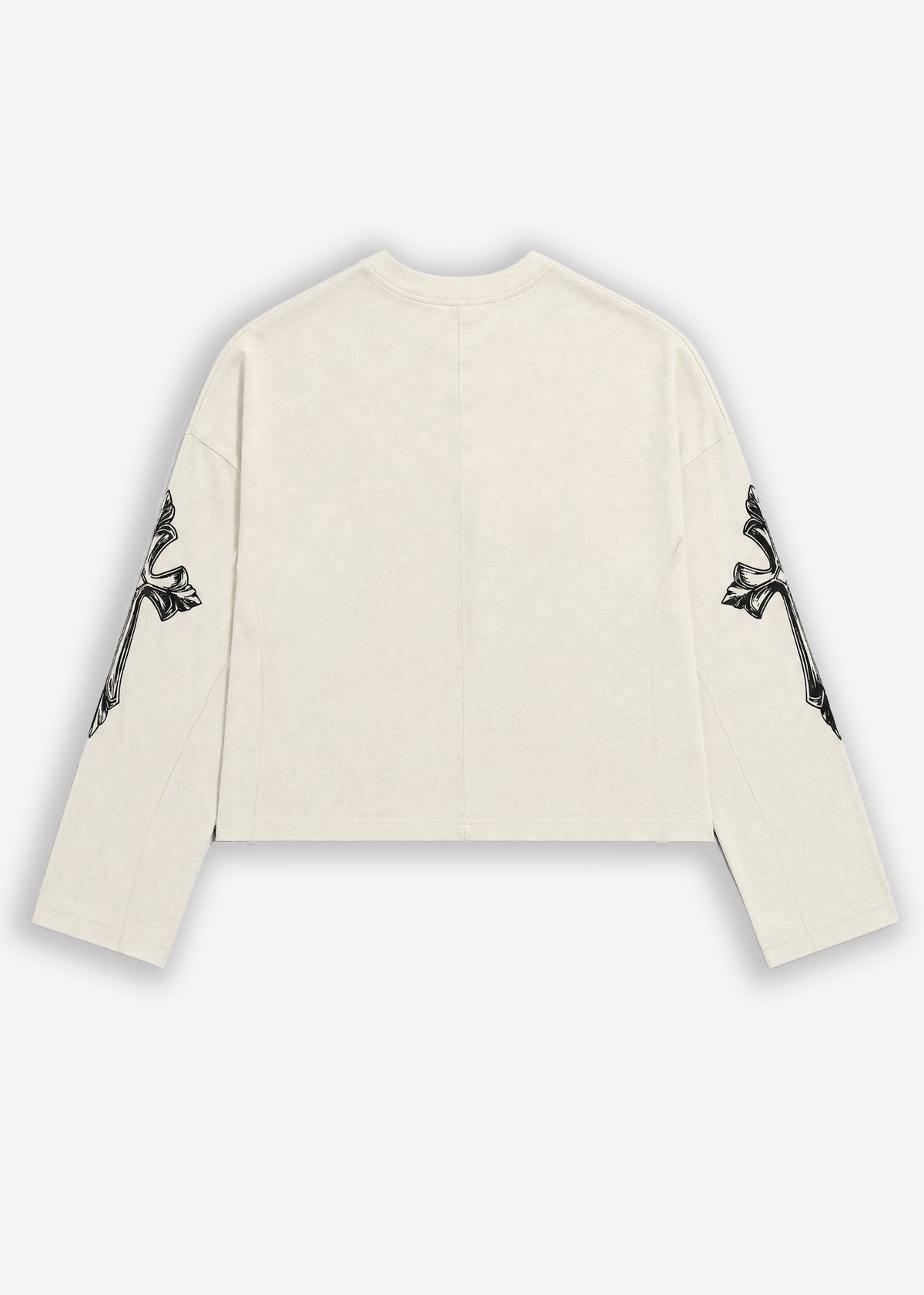 Longsleeve crop  Limited Edition Croci Cream