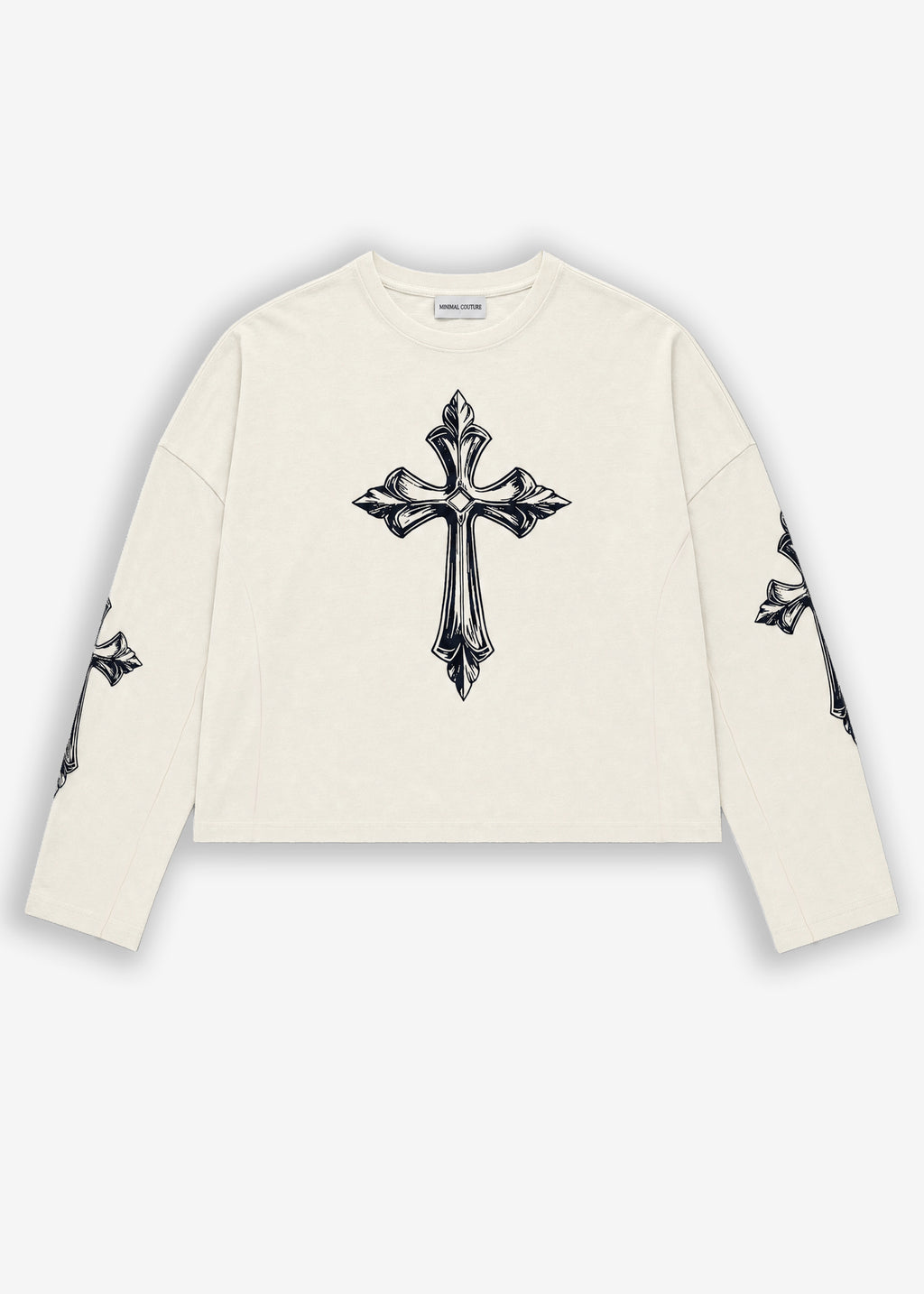 Longsleeve crop  Limited Edition Croci Cream