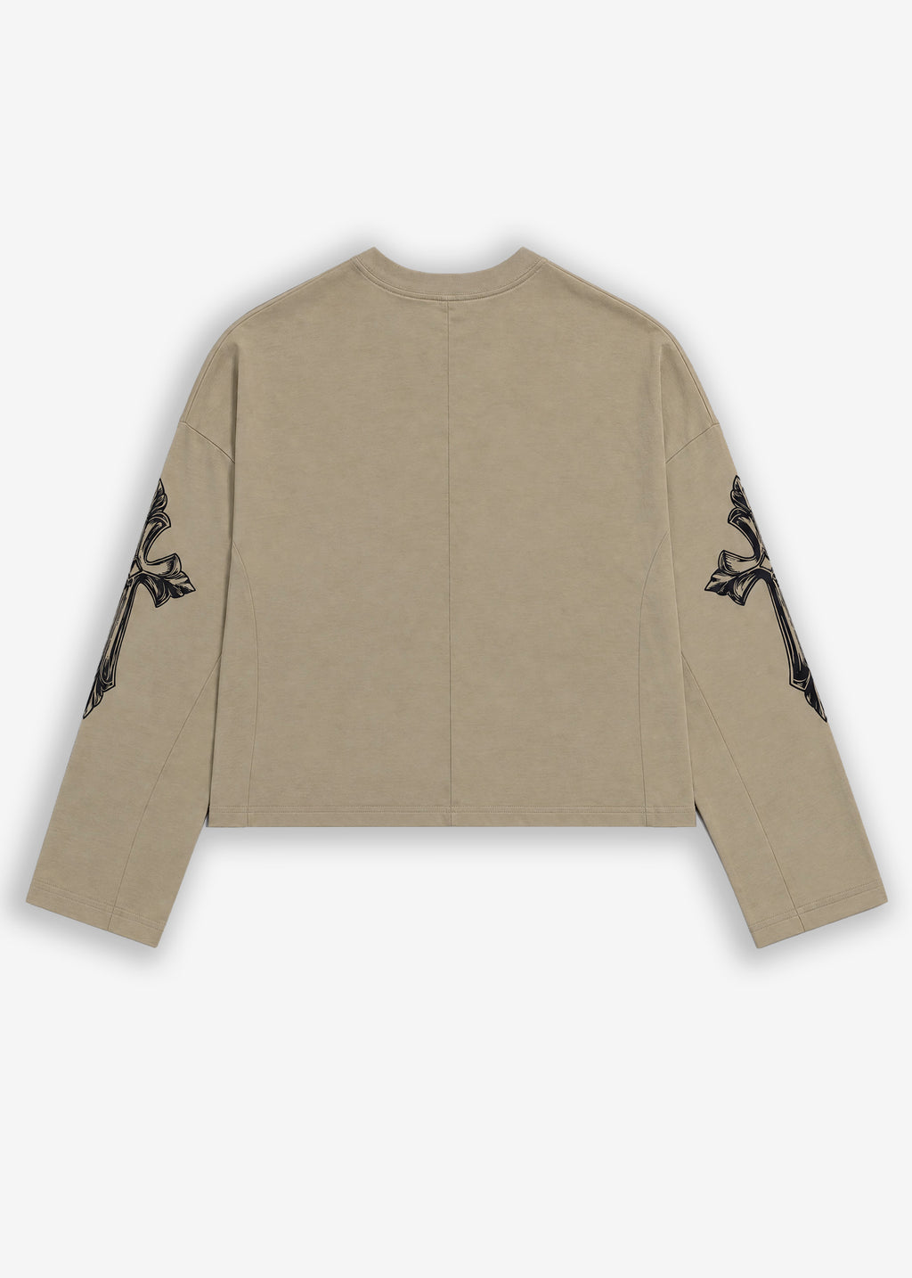 Longsleeve crop  Limited Edition Croci Beige