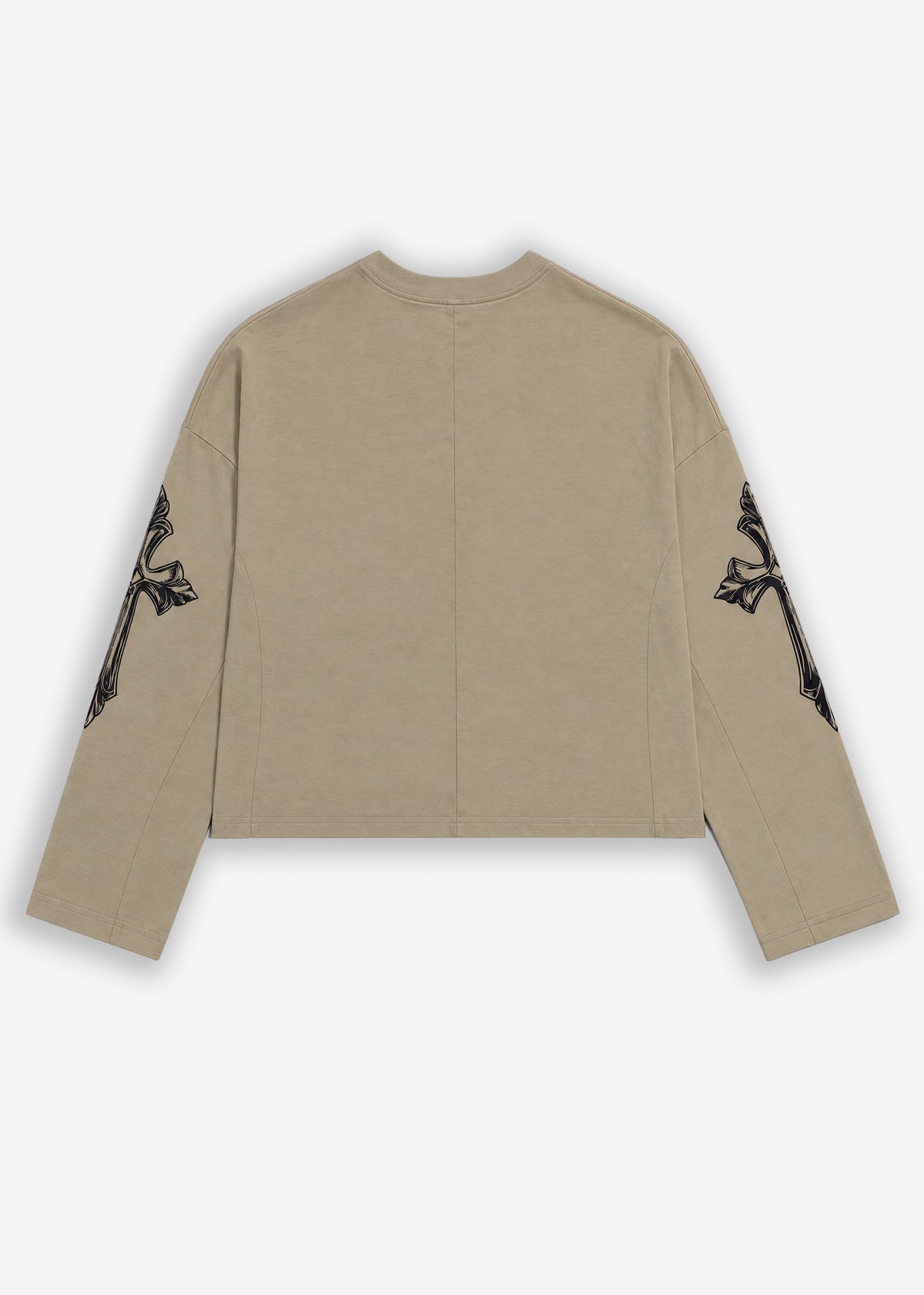 Longsleeve crop  Limited Edition Croci Beige