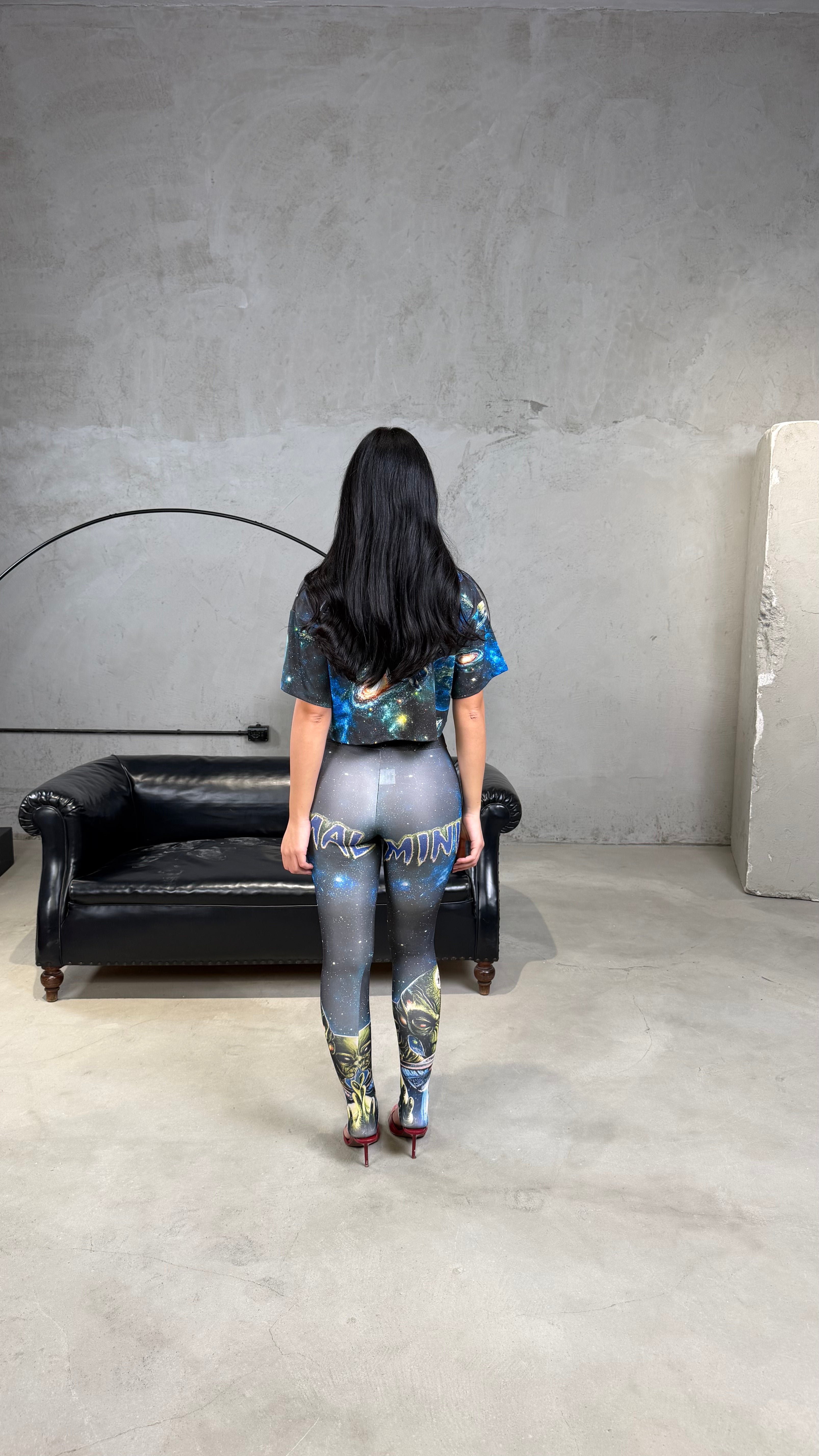 T-shirt Crop Alien
