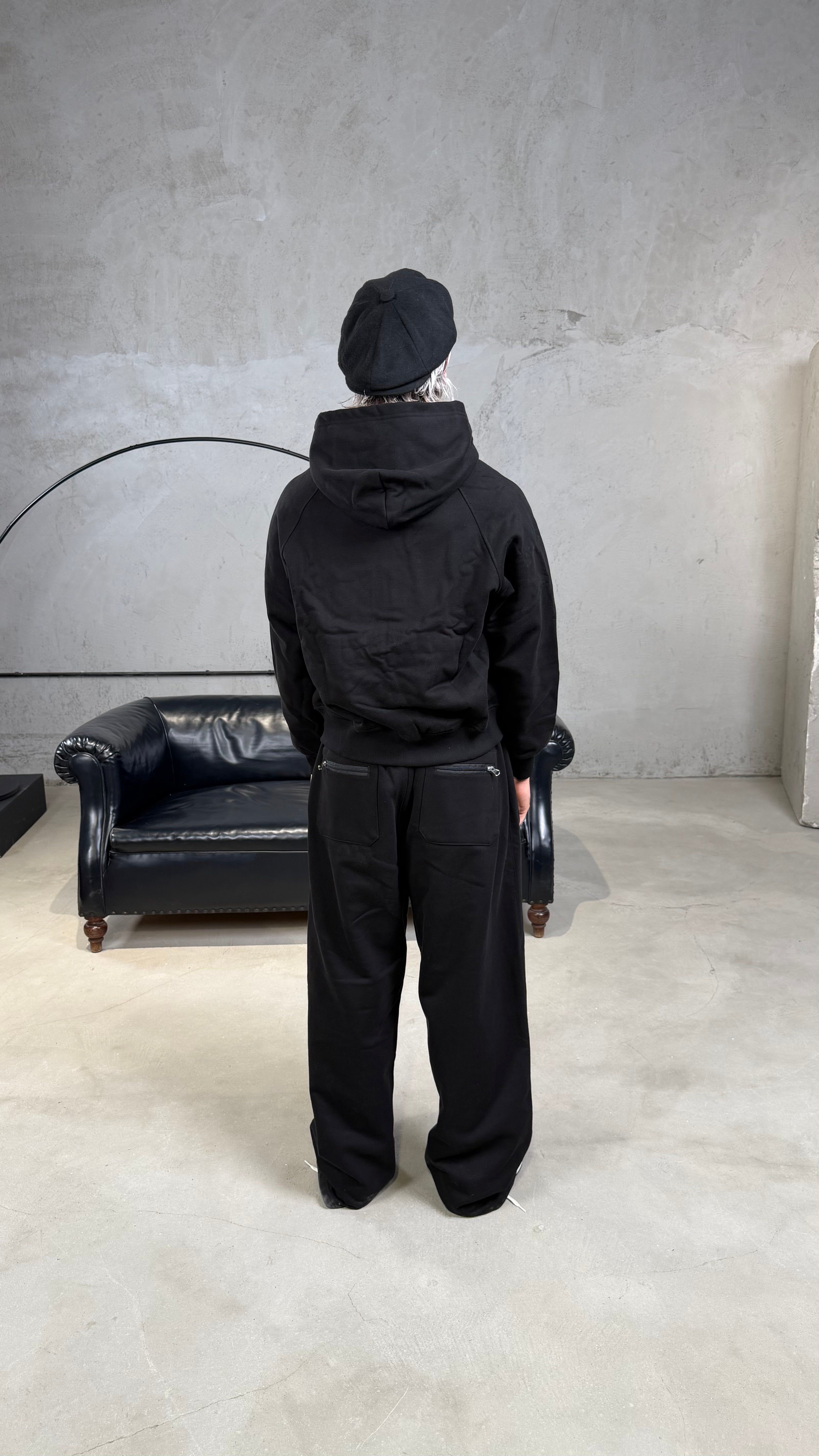 Tuta Premium quality zip Black