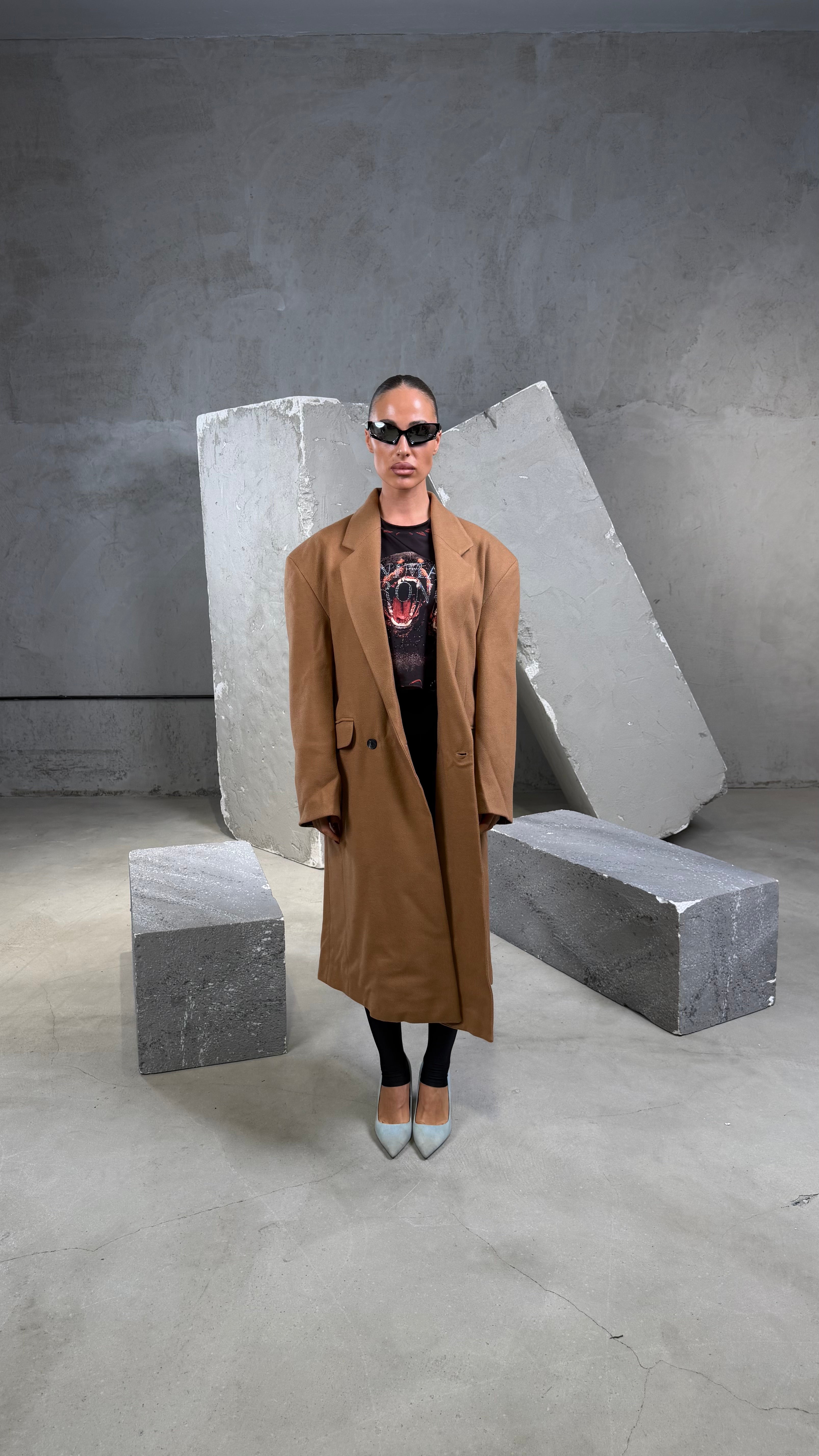 Essential Wool Coat – Camel