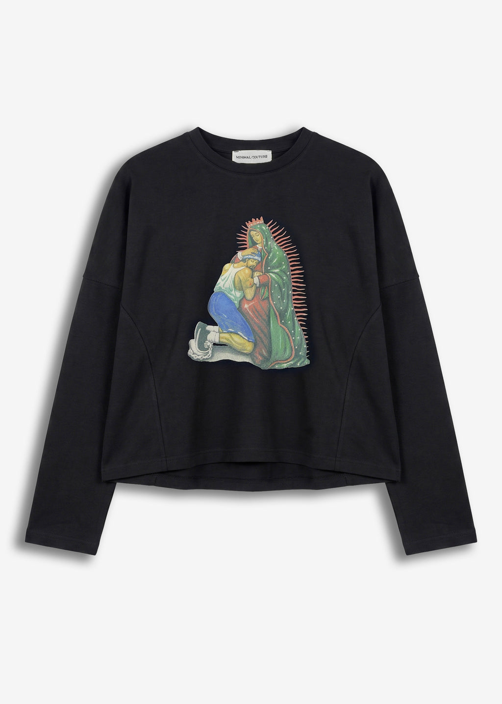 Longsleeve crop  Limited Edition Luna Guadalupe Black