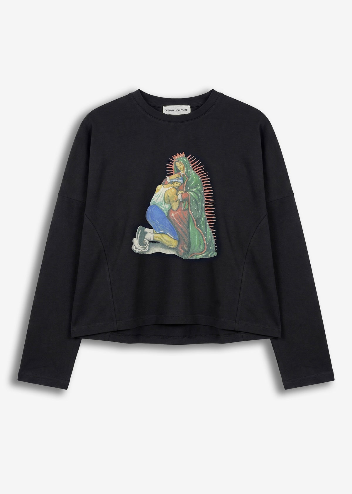 Longsleeve crop  Limited Edition Luna Guadalupe Black
