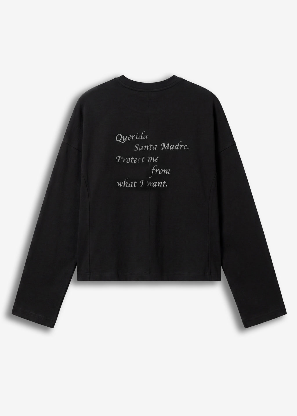 Longsleeve crop  Limited Edition Luna Guadalupe Black