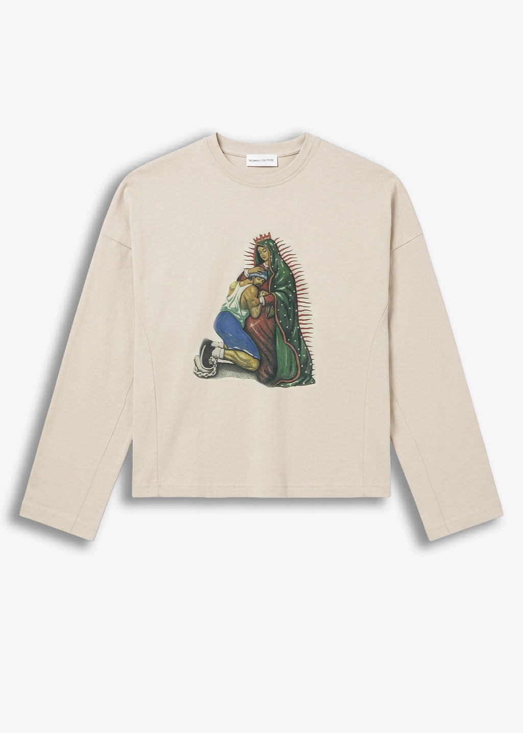 Longsleeve crop  Limited Edition Luna Guadalupe Cream