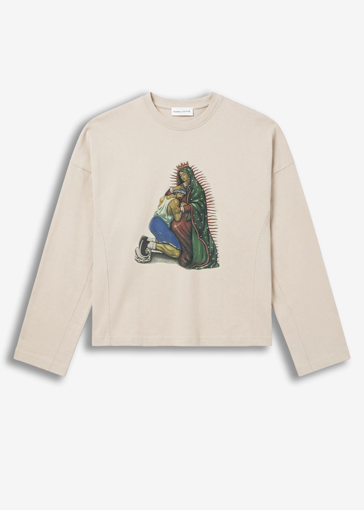 Longsleeve crop  Limited Edition Luna Guadalupe Cream