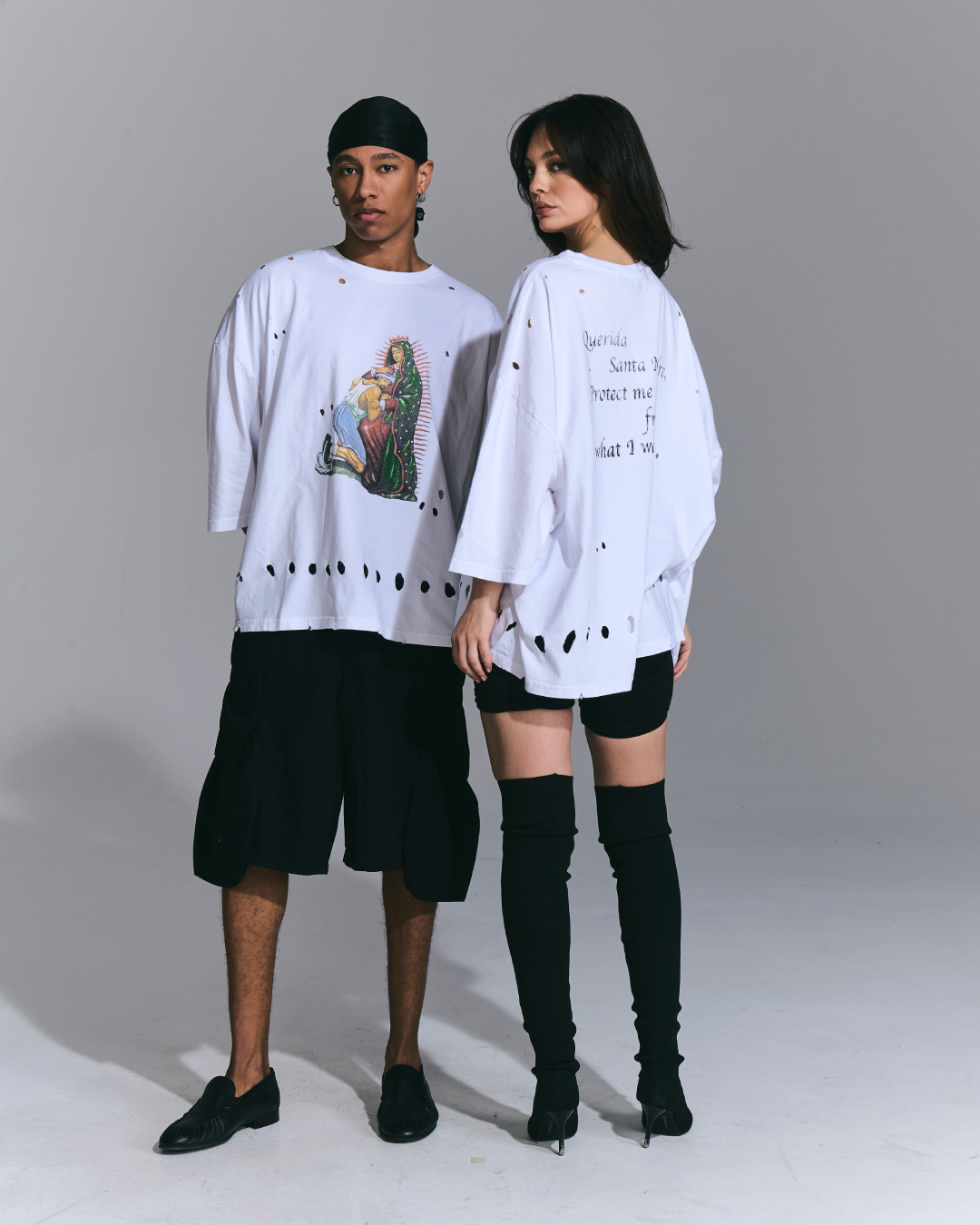 T-shirt stampata White