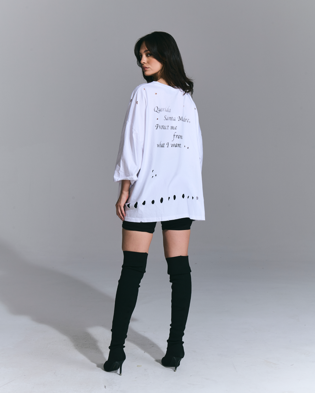 T-shirt stampata White