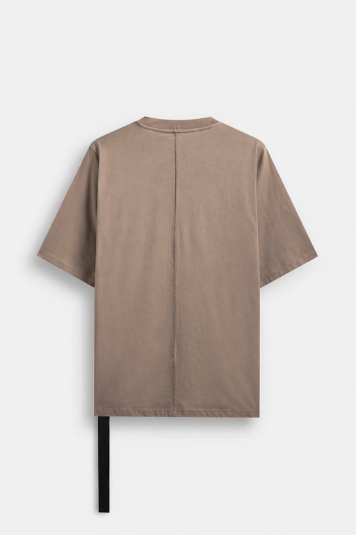 T-shirt con dettaglio nastro Beige