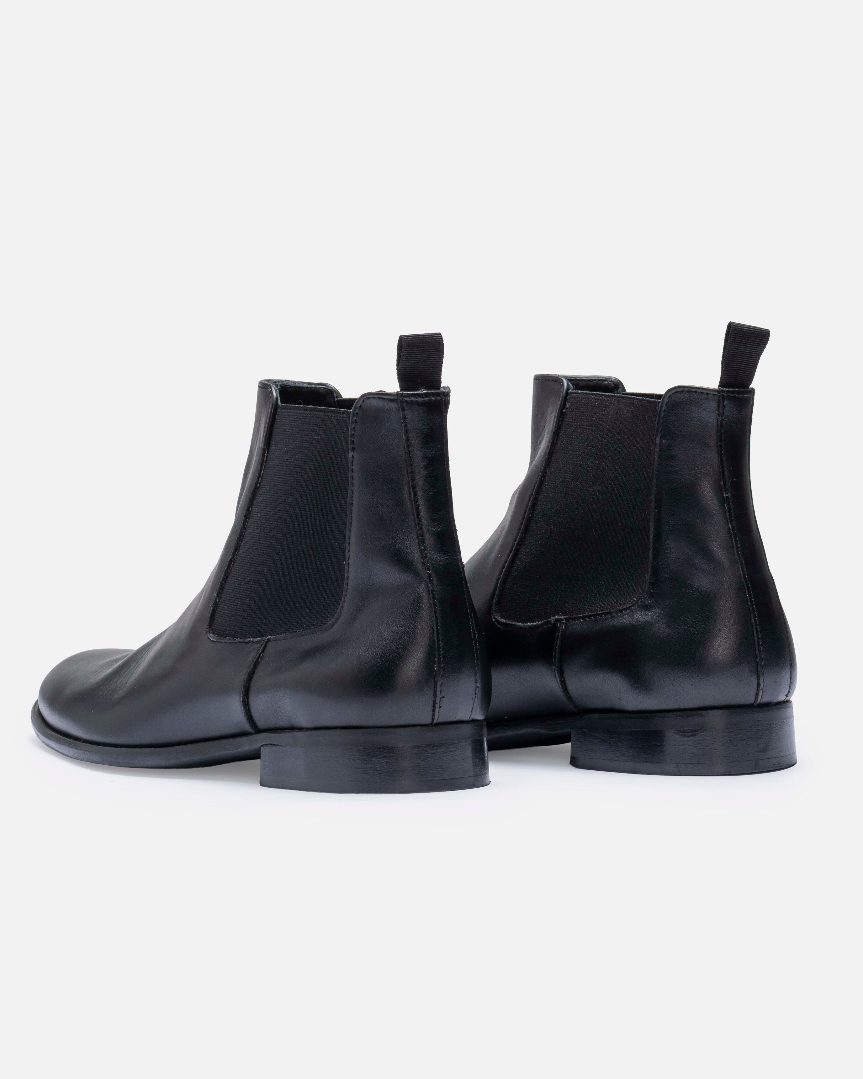 Stivaletto Chelsea in vitello Black