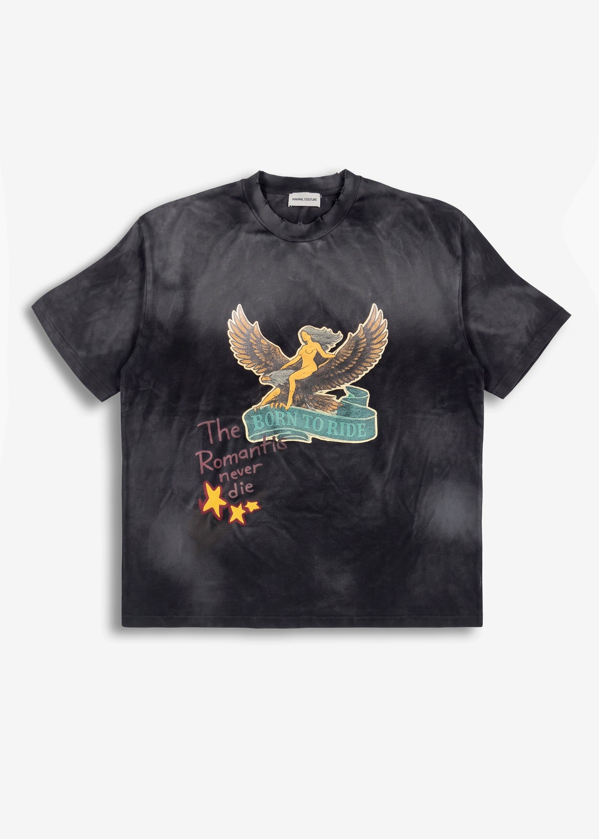T-shirt con spalline Aquila Black