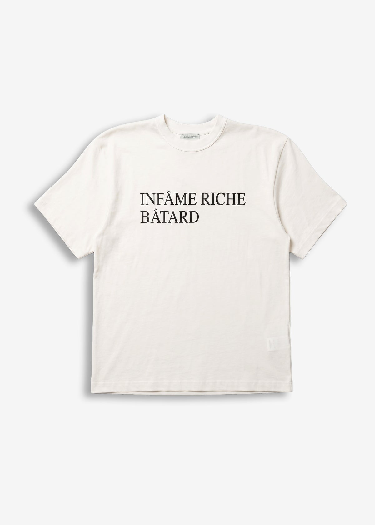 T-shirt con spalline Minimal Infame White