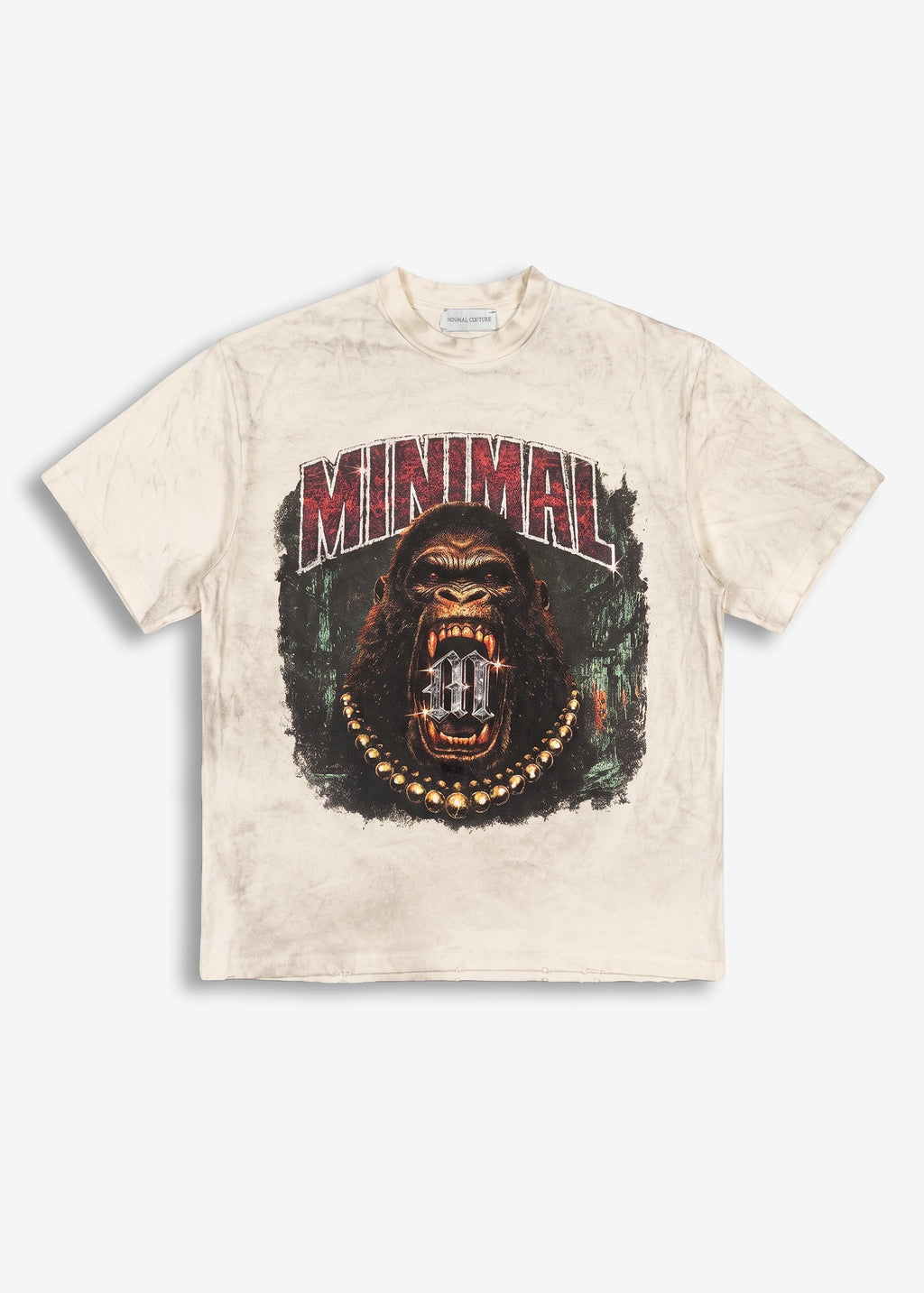 T-shirt Gorilla White