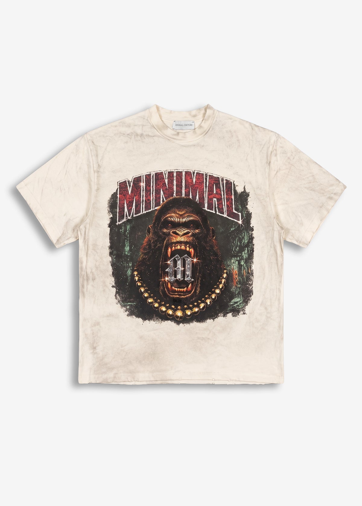 T-shirt Gorilla White