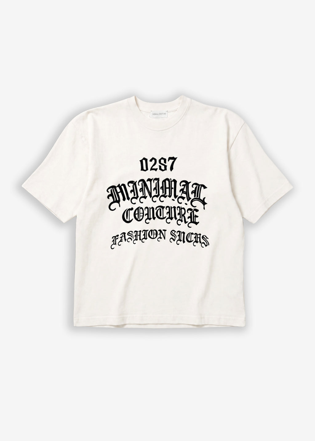 T-shirt con spalline Minimal 0287 gothic White