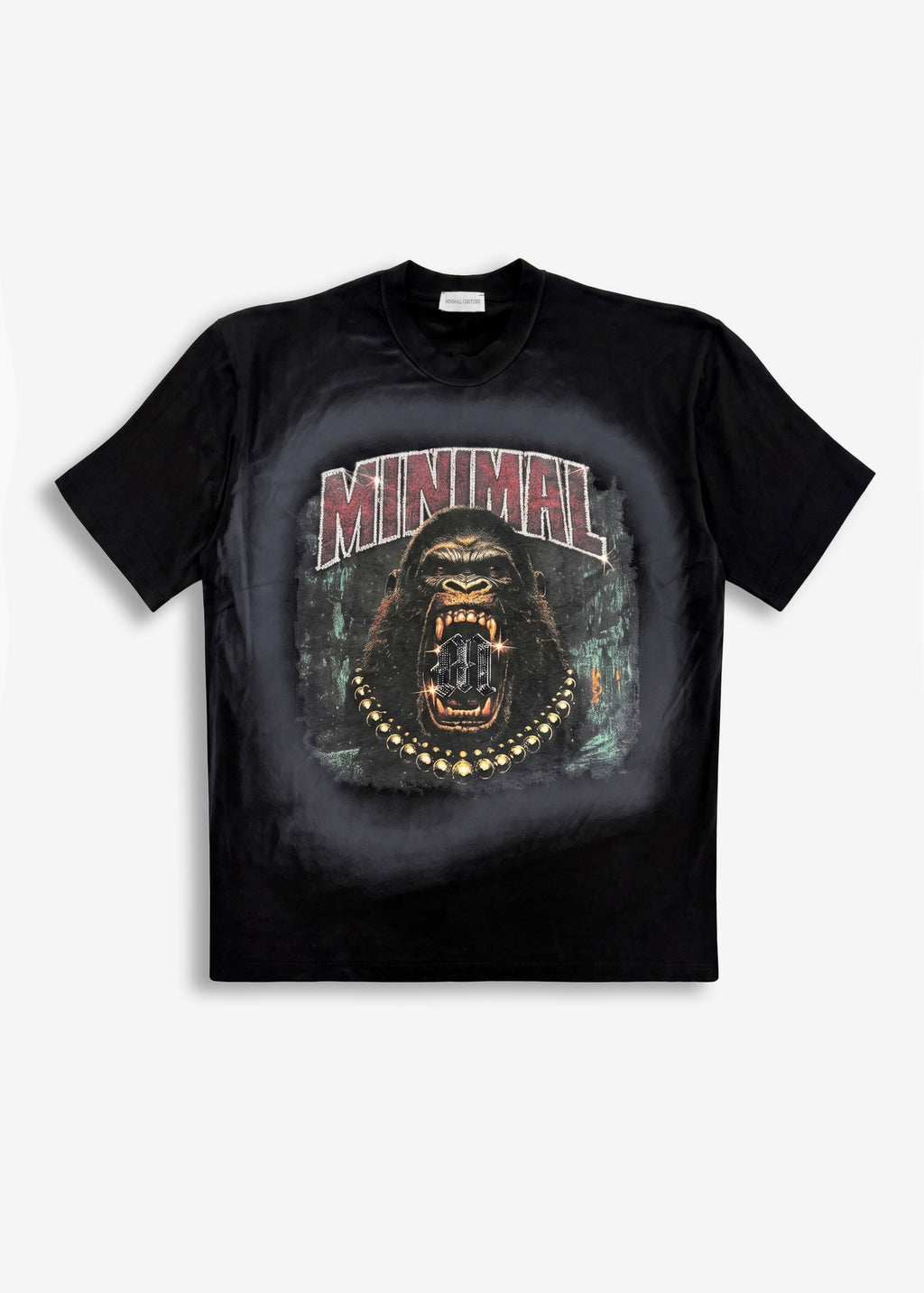 T-shirt con spalline Gorilla Black