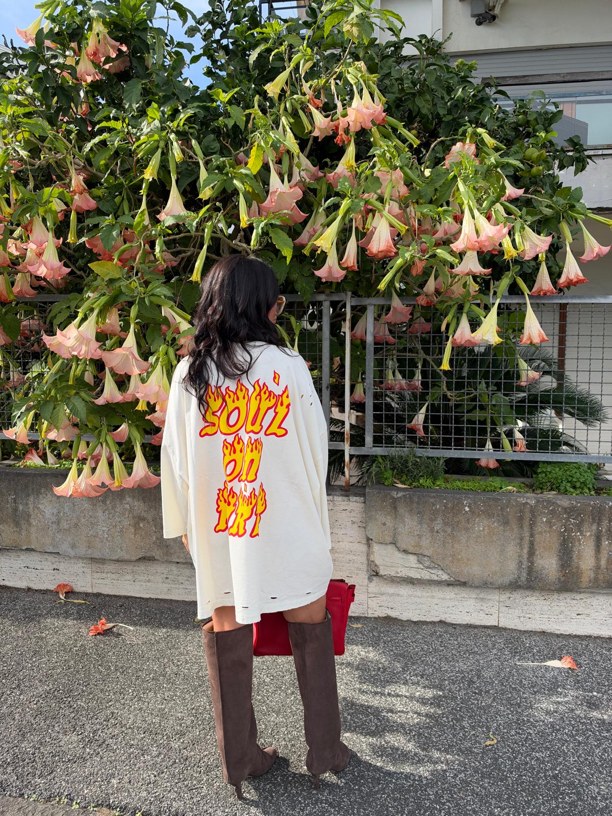 T-shirt stampata Sent me