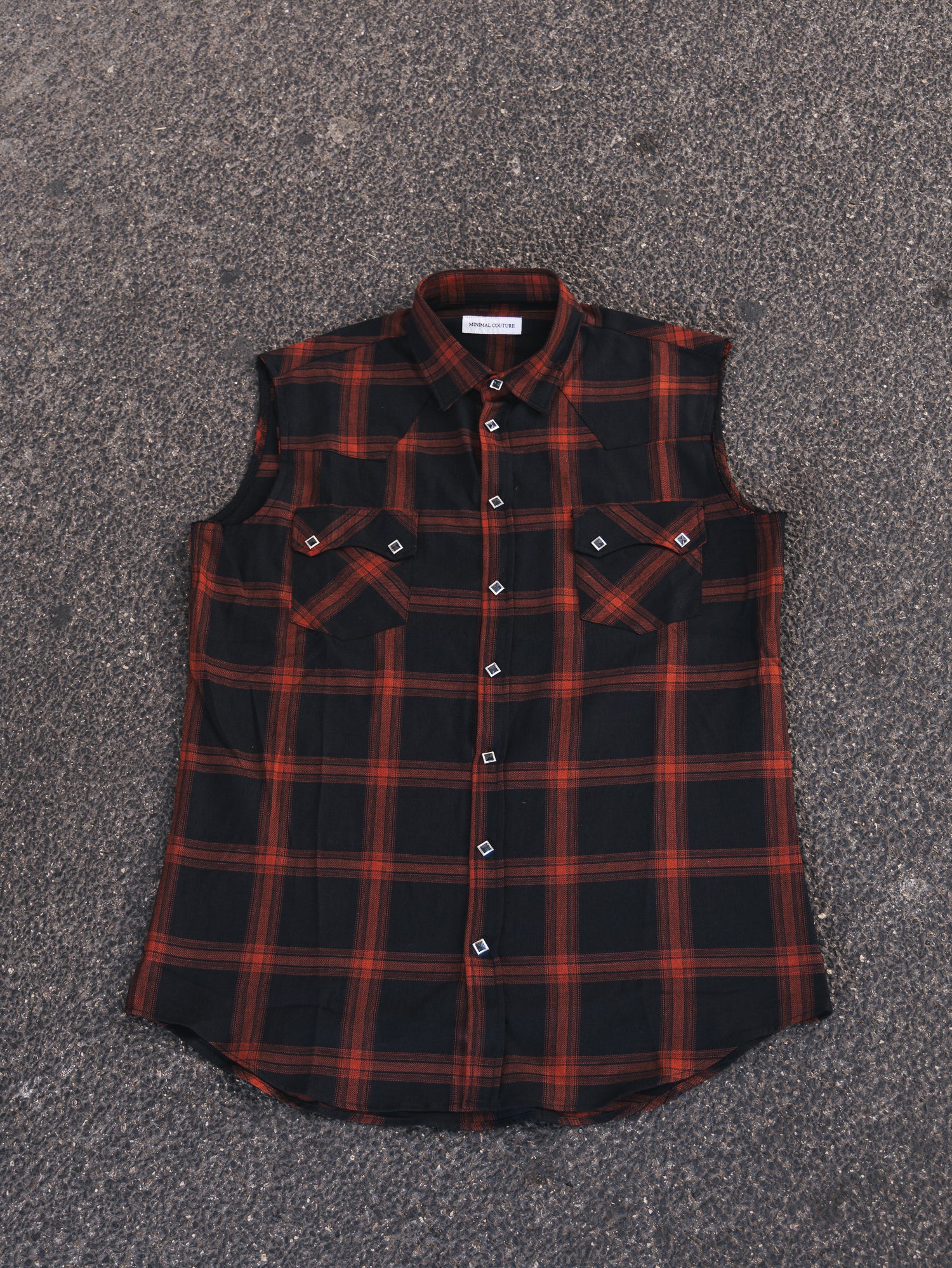 Camicia Smanicata country Black